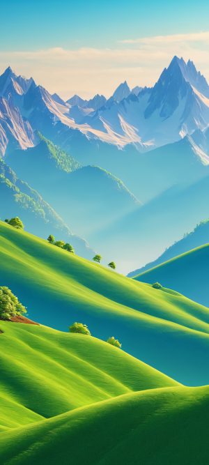 serene mountain range scaled