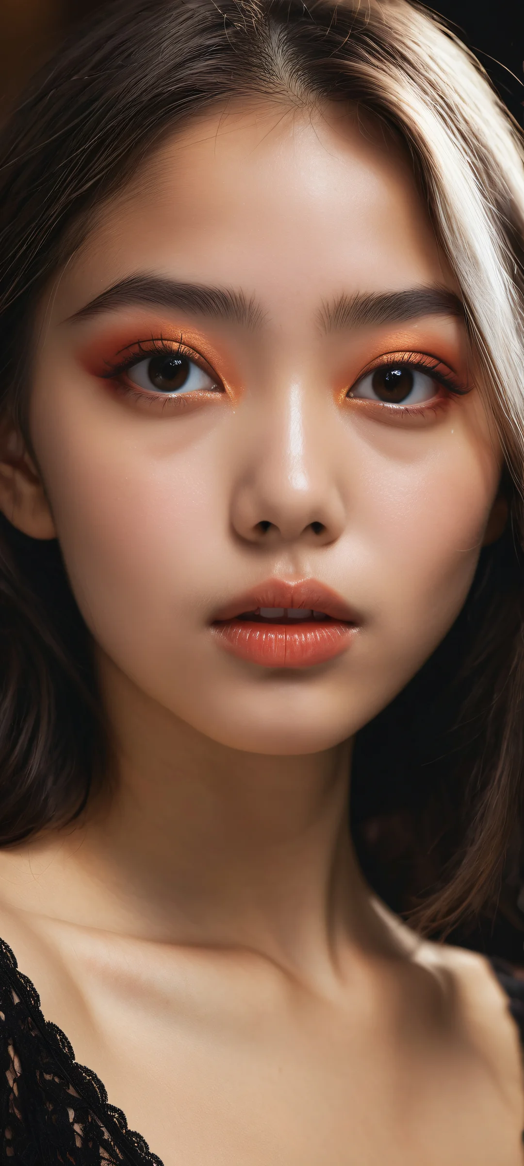 Serenity's Edge iPhone & Samsung QHD Wallpaper A breathtaking portrait artwork of a girl placed in the lower-middle with intricate micro-details. Perfect for iPhone and Android home screens.