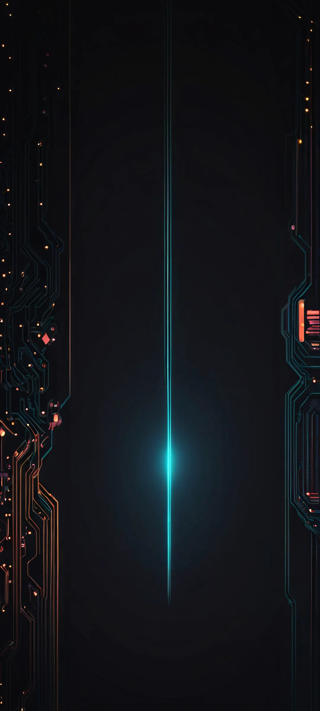 CK Shadow Circuit artwork for iPhone and Android mobile phone backgrounds, perfect for dark and sentimental cyberpunk fans.