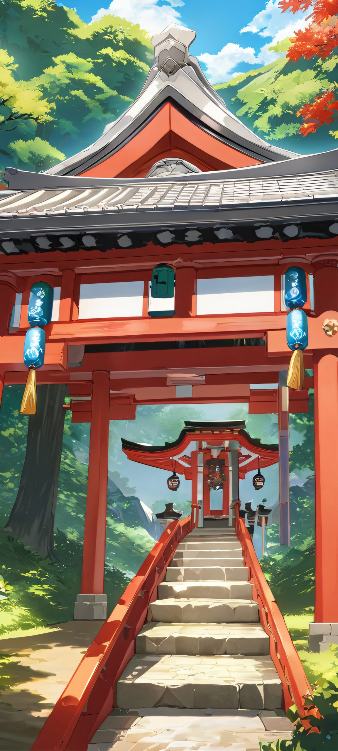 shinto sunrise morning serenity scaled