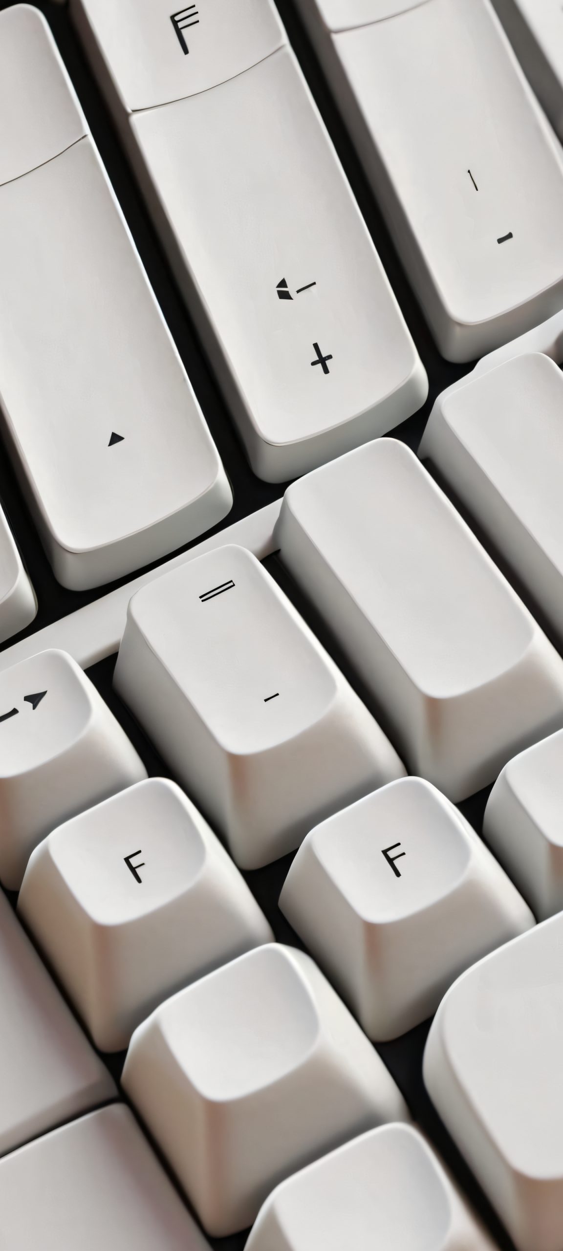 A stunning vertical wallpaper featuring a realistic keyboard design perfect for iPhone and Android home screens.