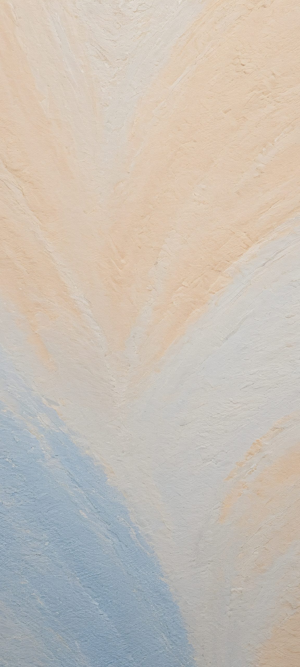 A beautiful, impressionist-inspired artwork featuring warm beige, muted gray, and faded blue hues, perfectly optimized for iPhone and Android home screens.