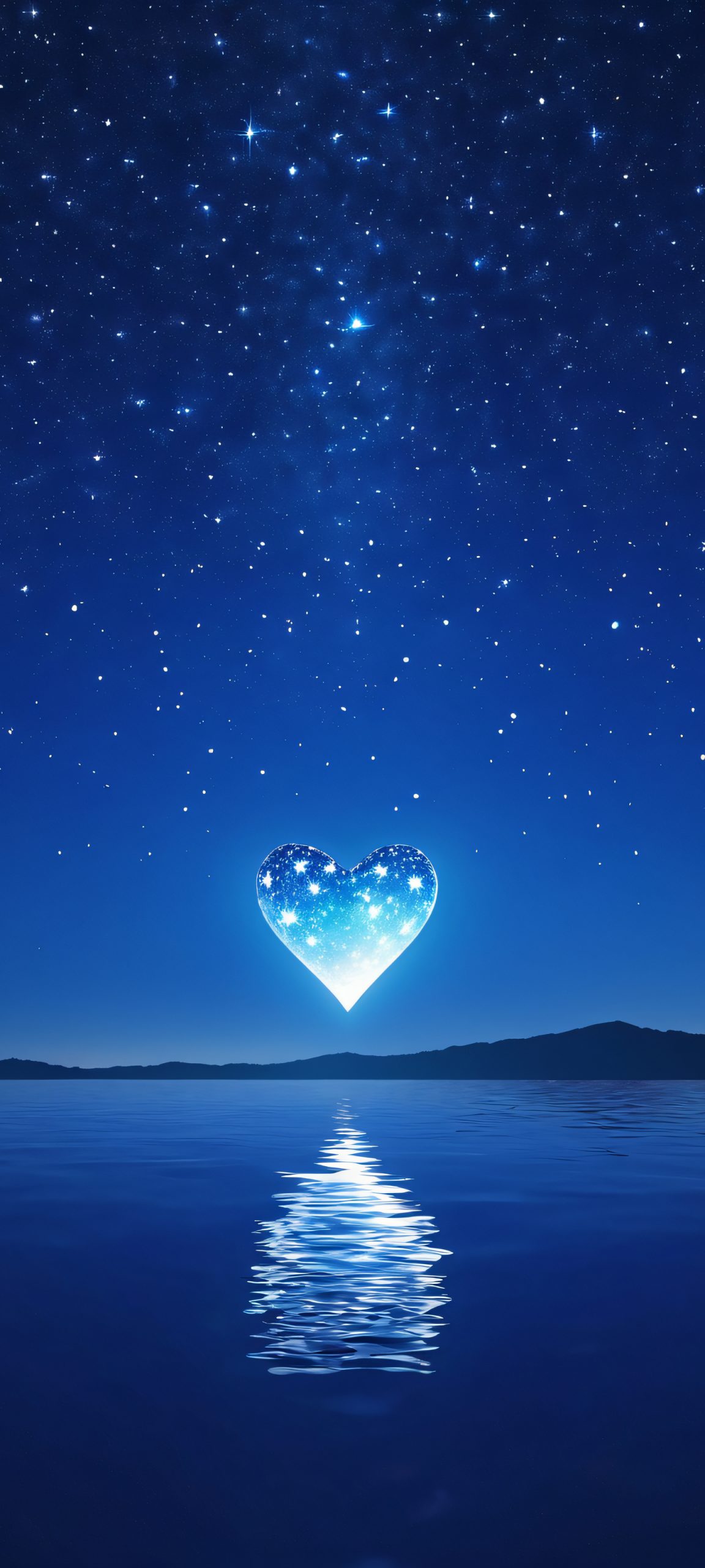 starry night heart mobile wallpaper scaled