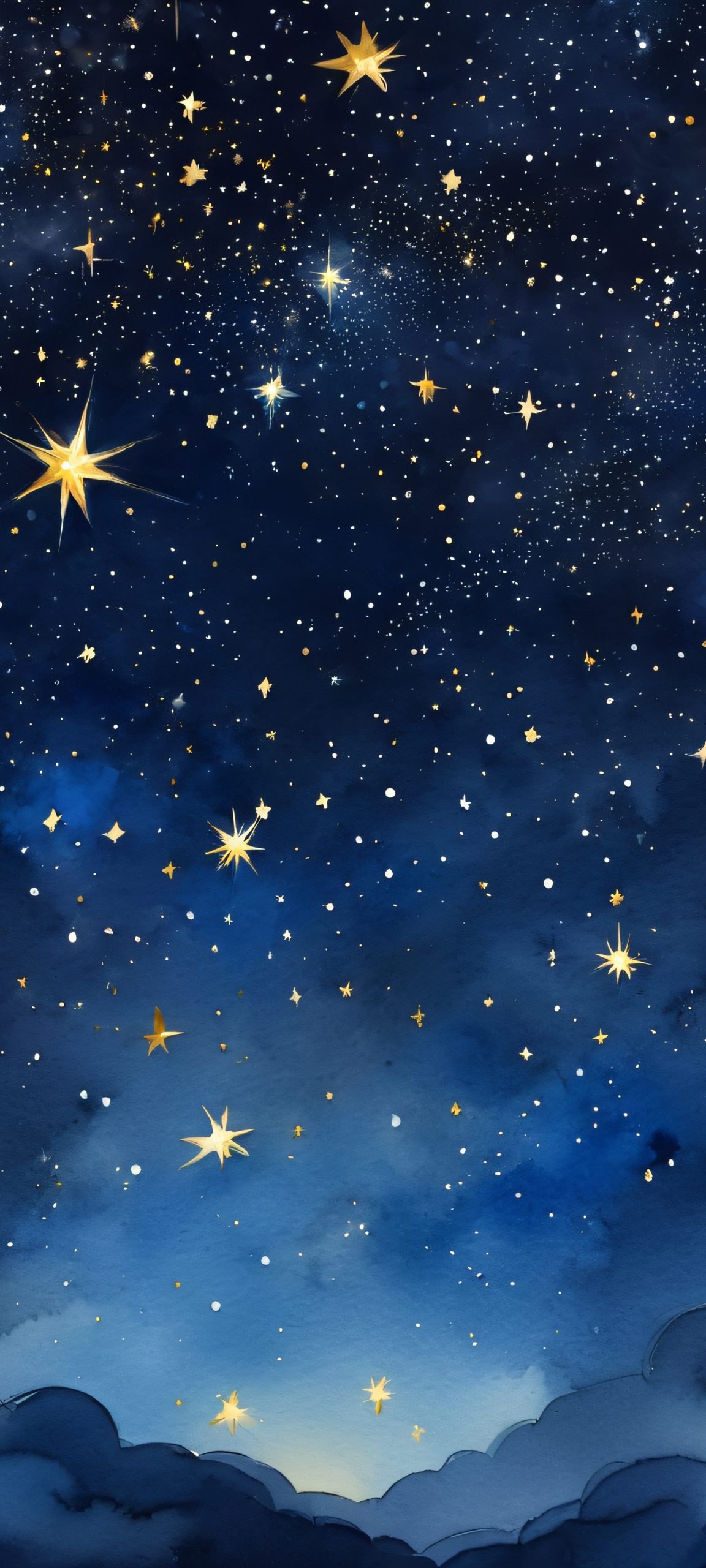 Stellar Nightscape iPhone & Android Wallpaper Beautiful starscape at night, perfect for iPhone and Android mobile devices