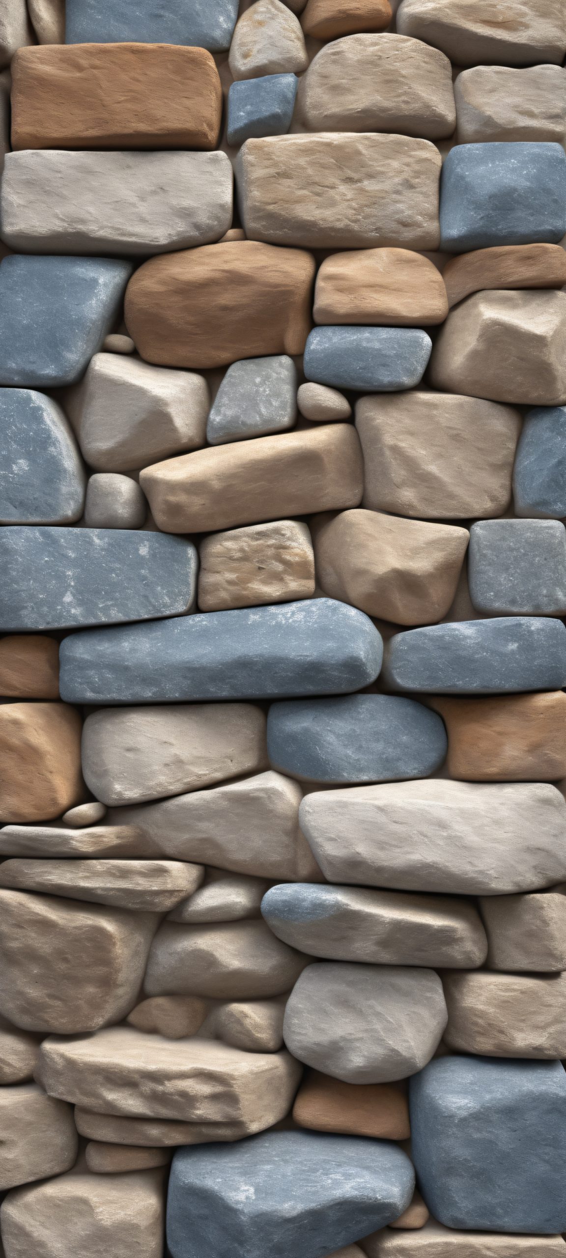 stone facade reflection mobile wallpaper scaled