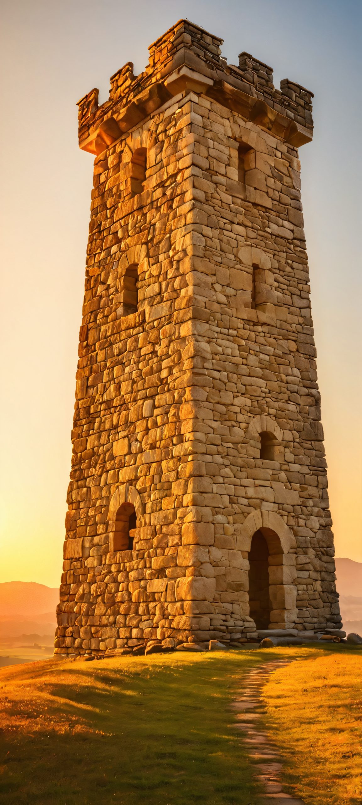 stone tower vertical mobile wallpaper scaled