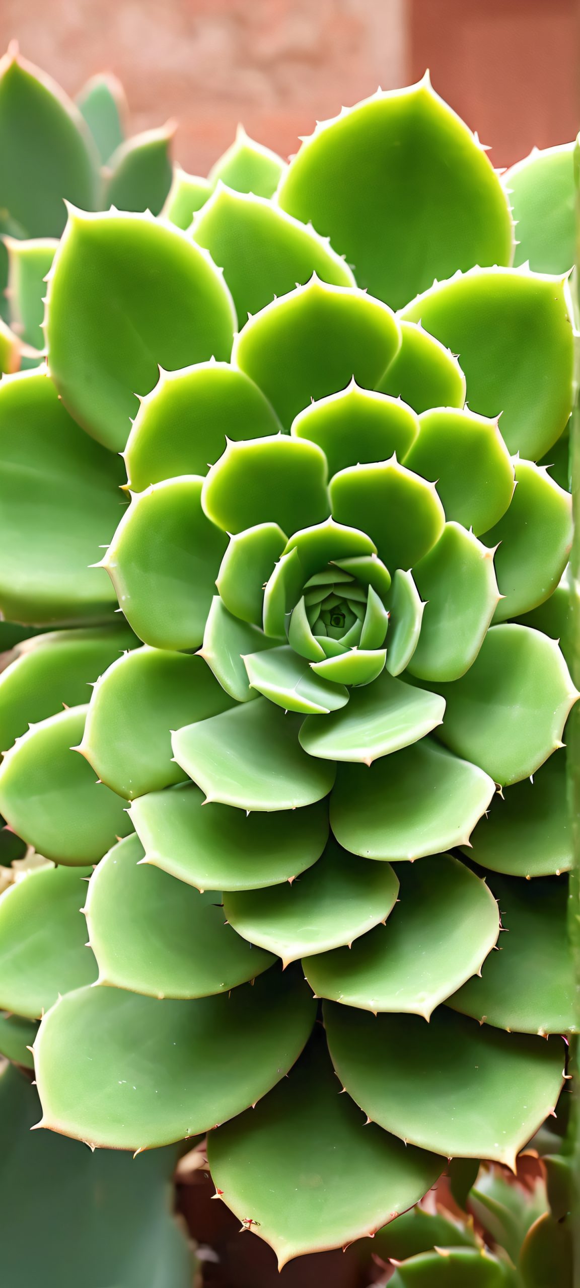 succulent oasis mobile wallpaper scaled