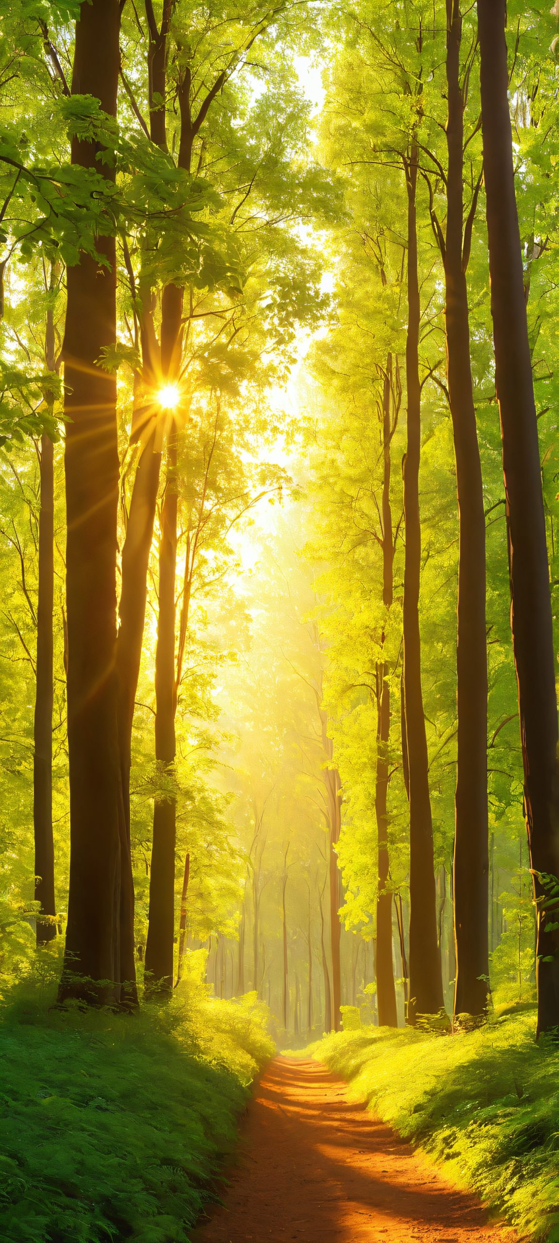 sunlit forest canopy scaled