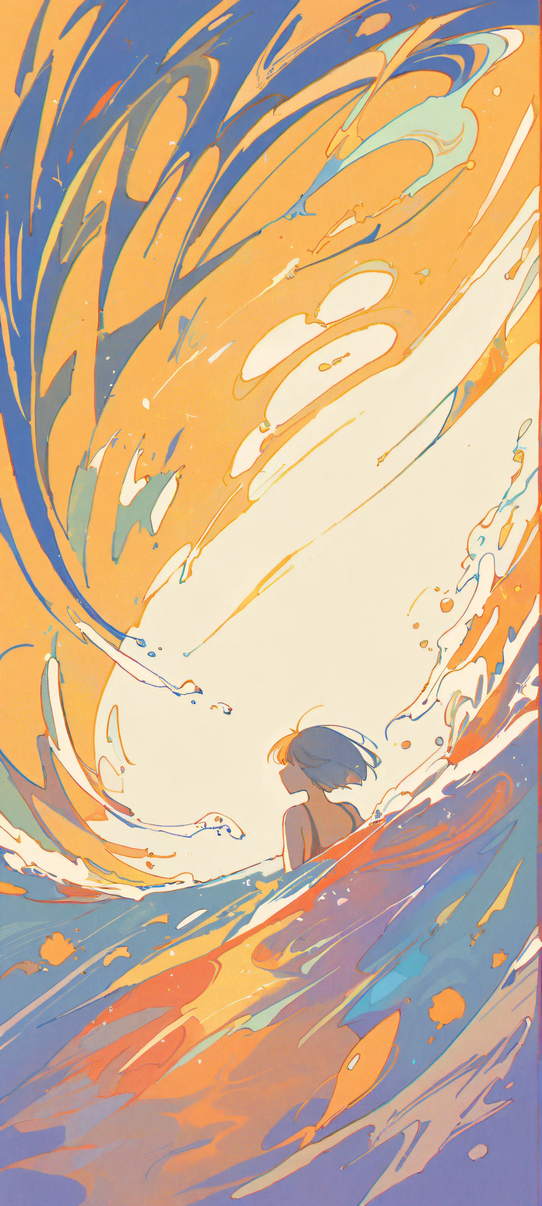 Sunlit Hidulume Oasis iPhone & Samsung QHD Wallpaper iPhone and Android users alike will adore this breathtaking vertical wallpaper of a sunlit hidulume oasis, featuring subtle film grain and halation.