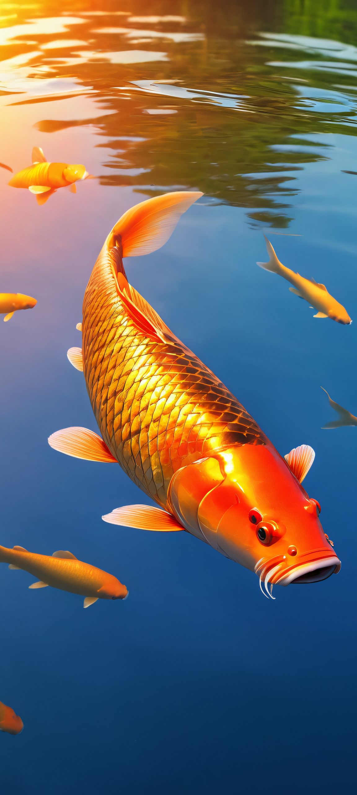 sunset carp serenity scaled