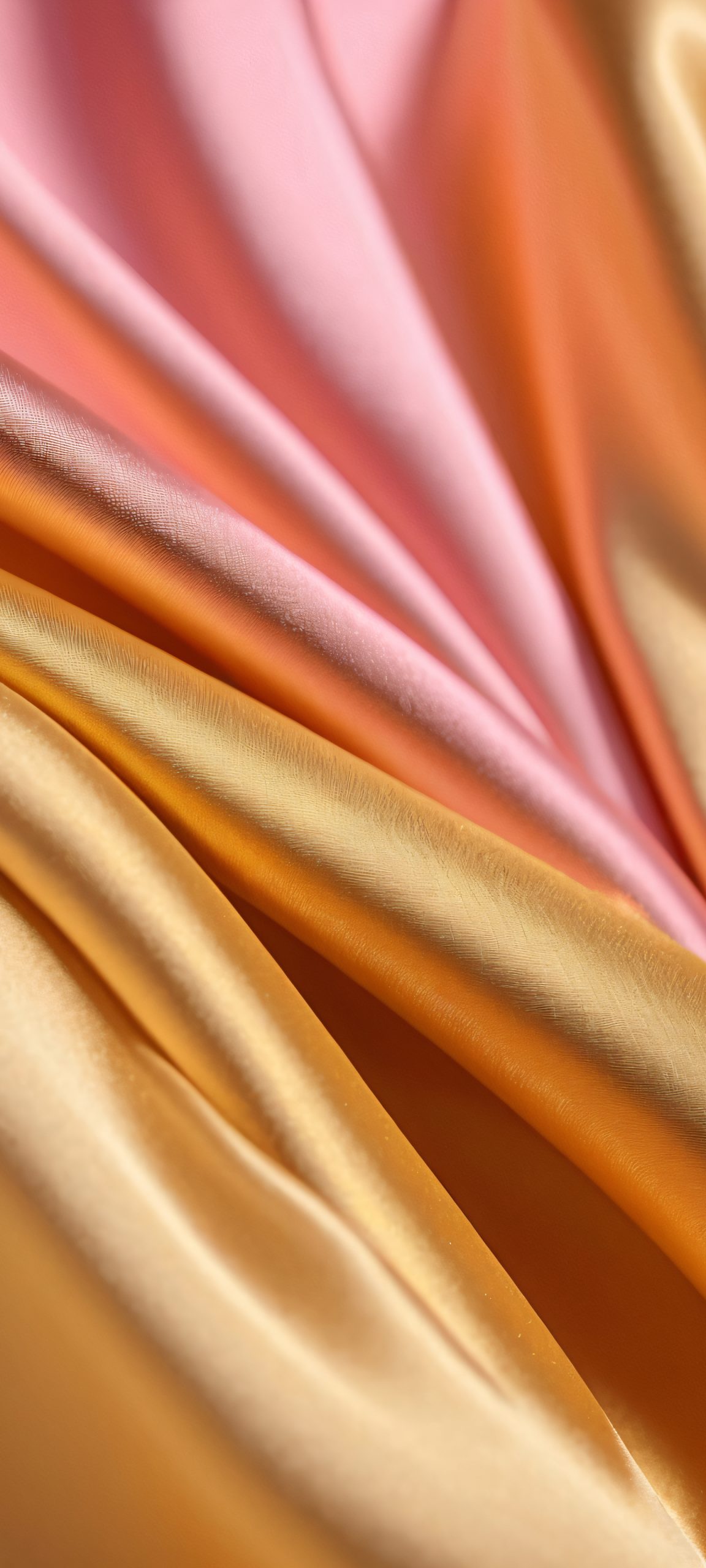Golden fabric wallpaper for iPhone and Android, featuring soft focus and warm glow, perfect for home screens.