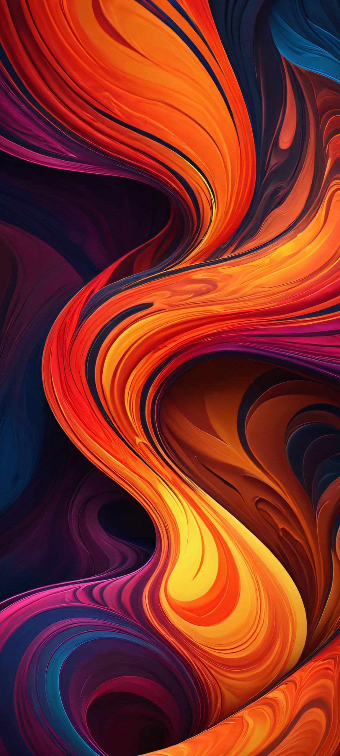 A stunning swirl design for iPhone and Android, perfect for customizing your mobile home screen