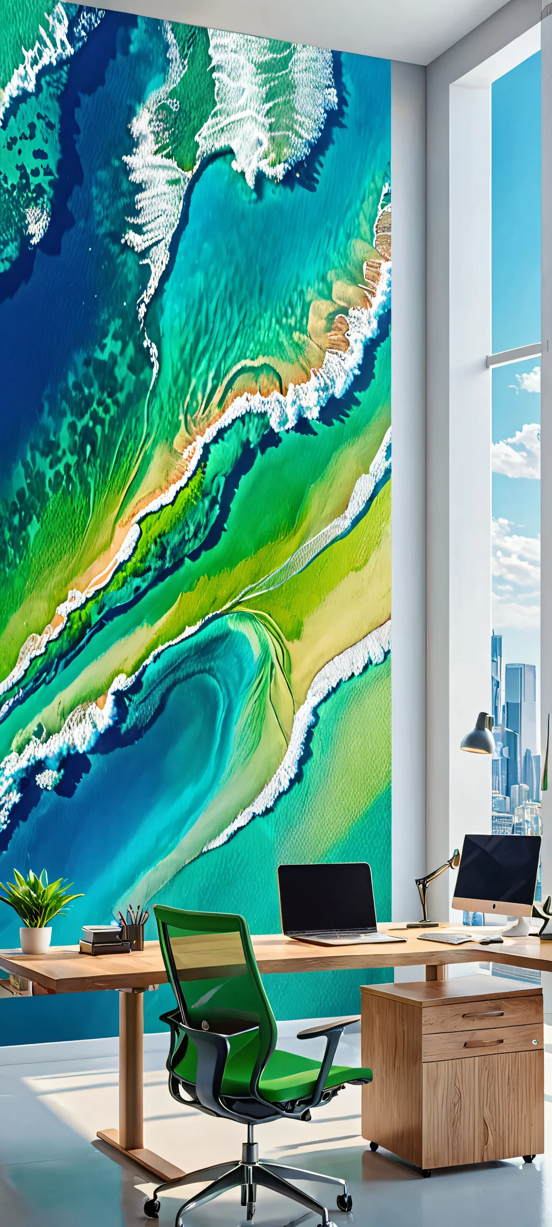 A vibrant digital art piece showcasing the beauty of collaboration, set against a warm natural light backdrop. Perfectly optimized for iPhone and Android home screens.