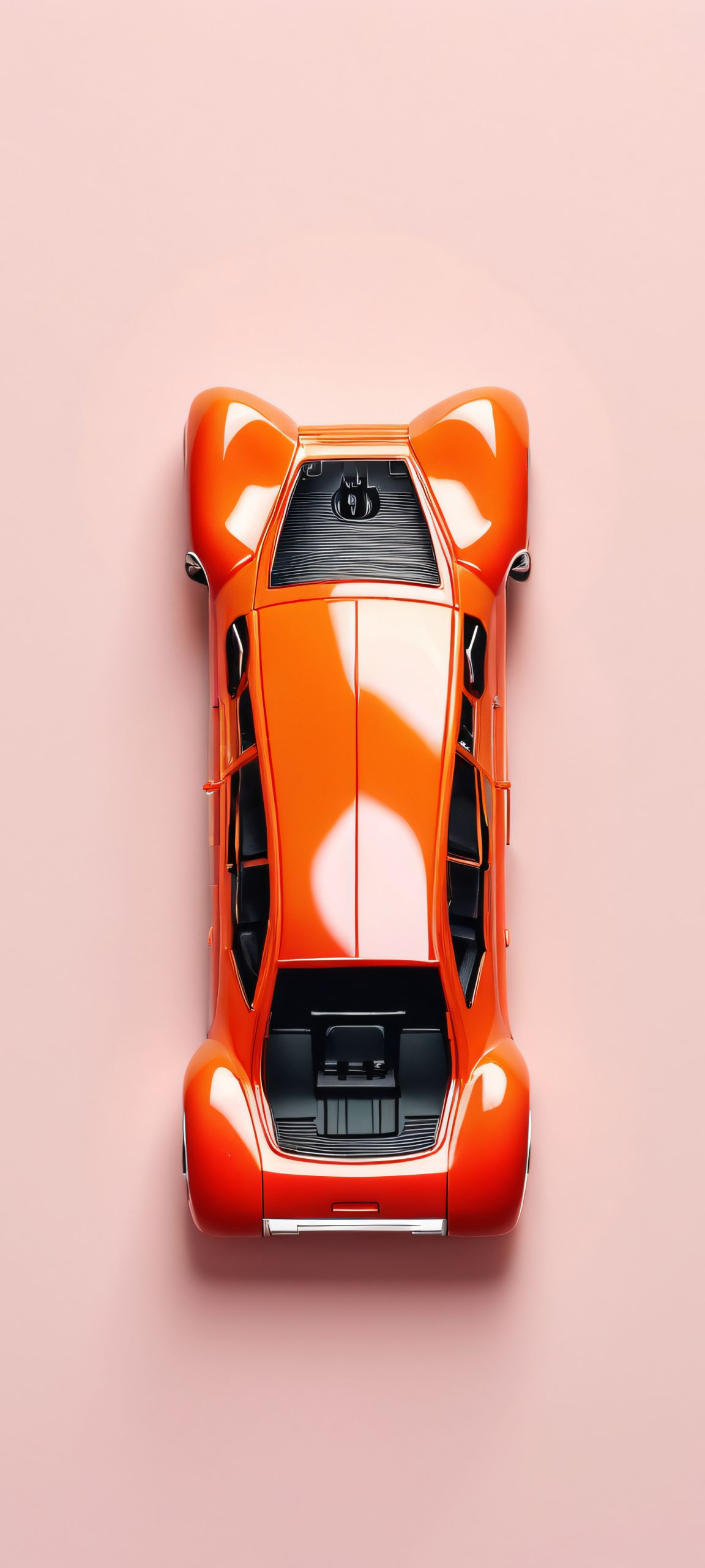 iPhone and Android mobile phone wallpaper of a toy car racing arena, a bright and minimalist masterpiece