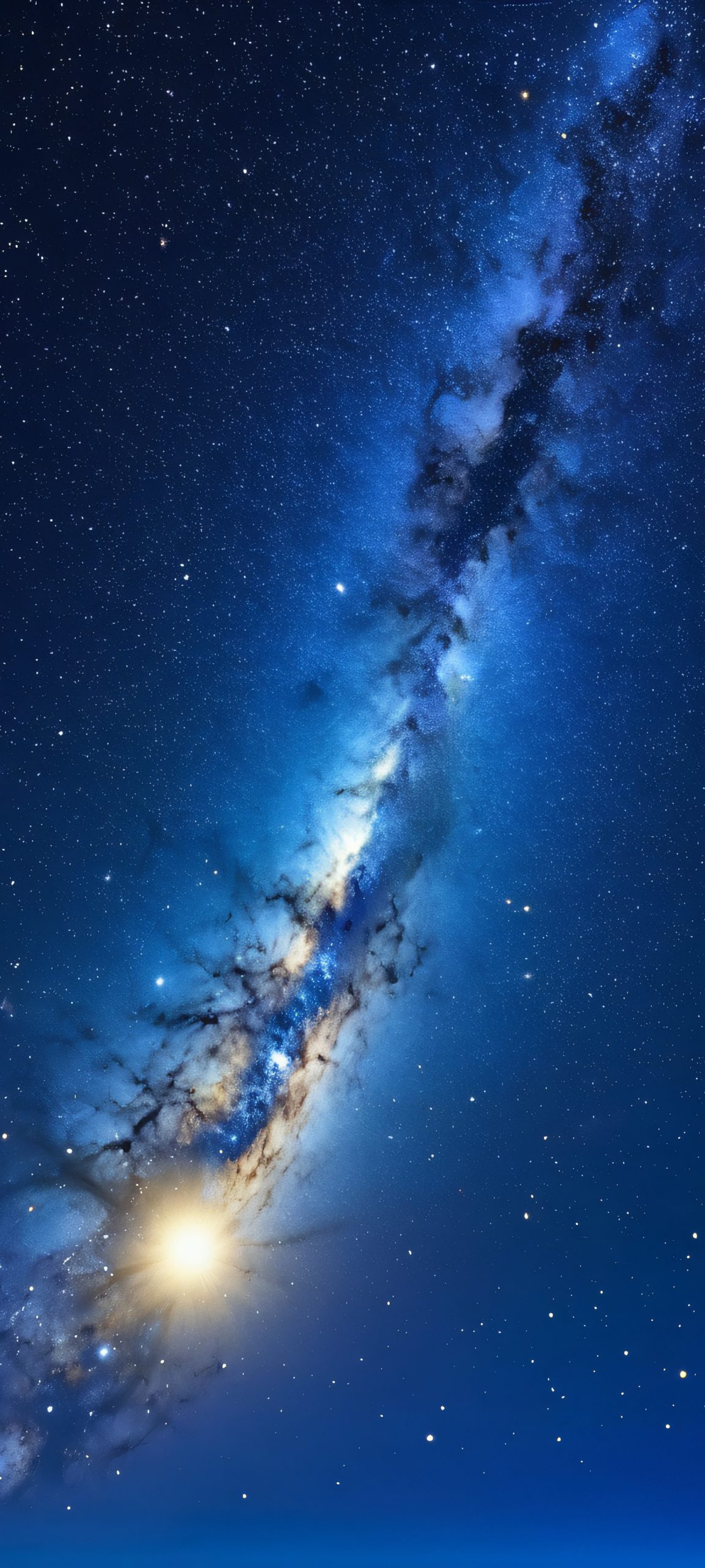 iPhone and Android users, immerse yourself in the breathtaking beauty of the twinkling galaxy night sky, perfectly optimized for your device