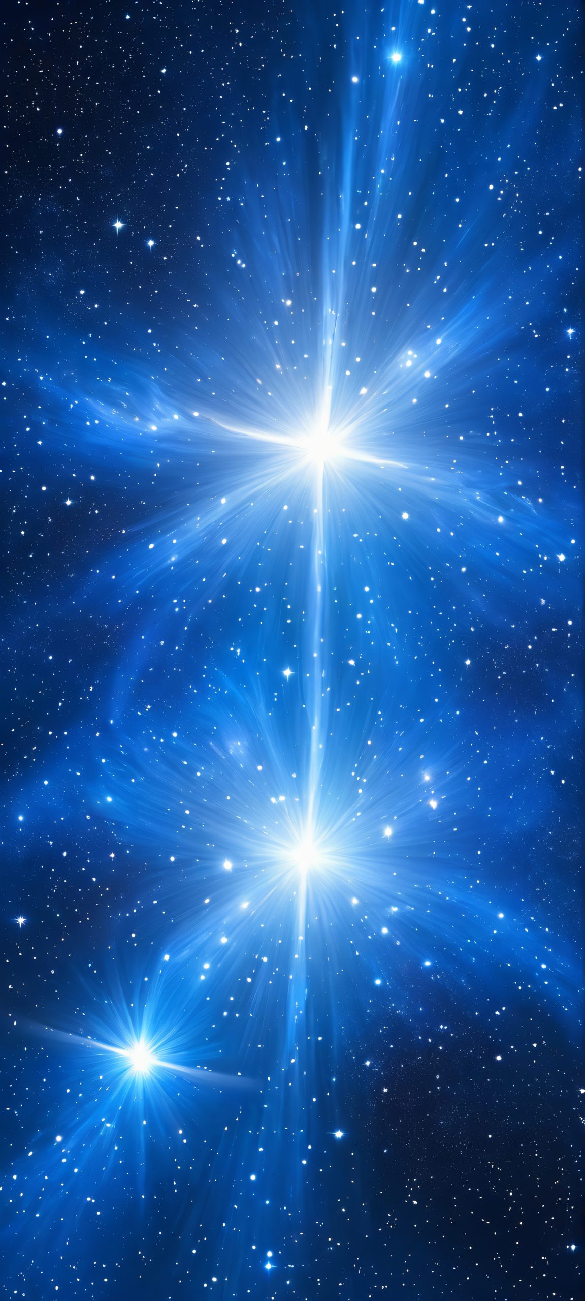 Twinkling Star Cluster 2K Phone Wallpaper iPhone and Android compatible - Explore the majestic beauty of a star cluster in the vastness of space.