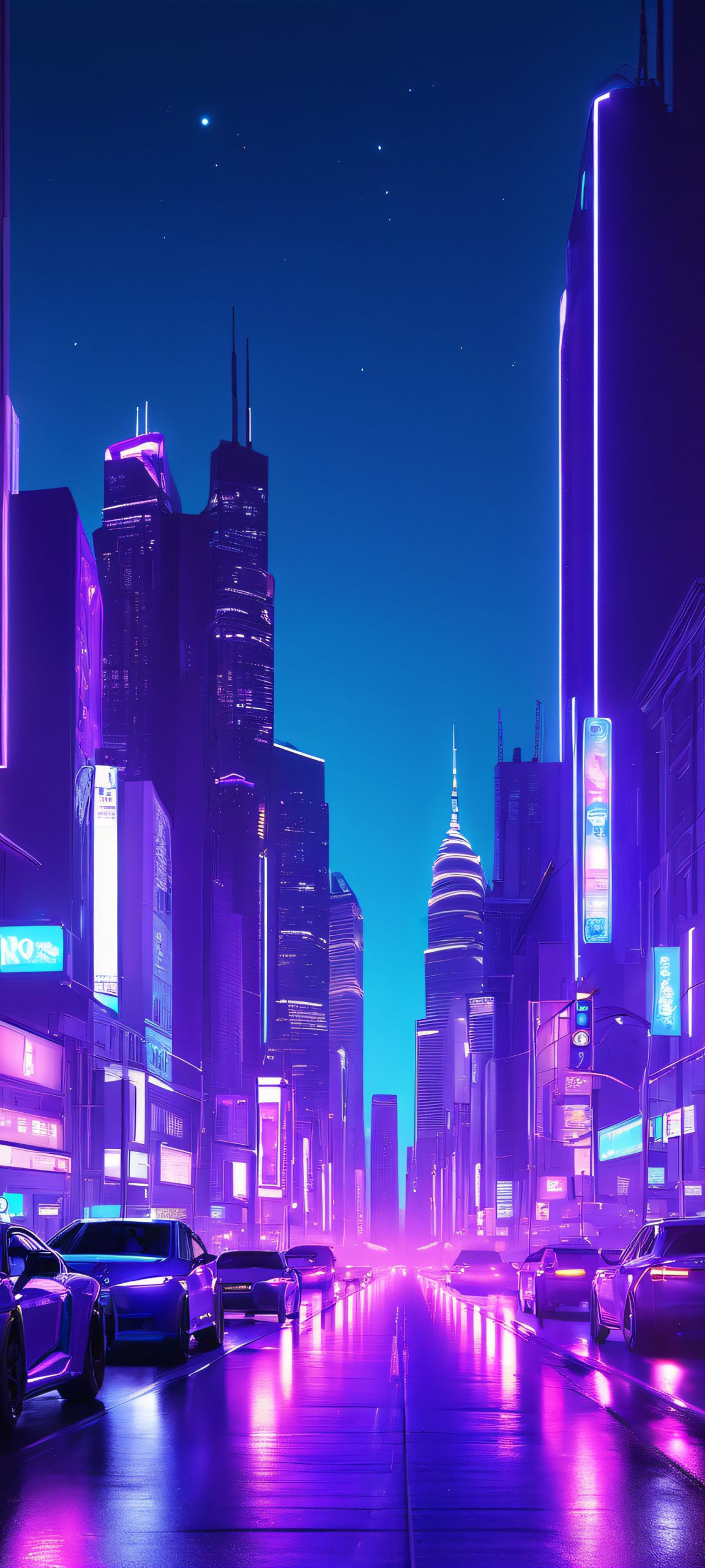 urban nightscape mobile wallpaper 1 scaled