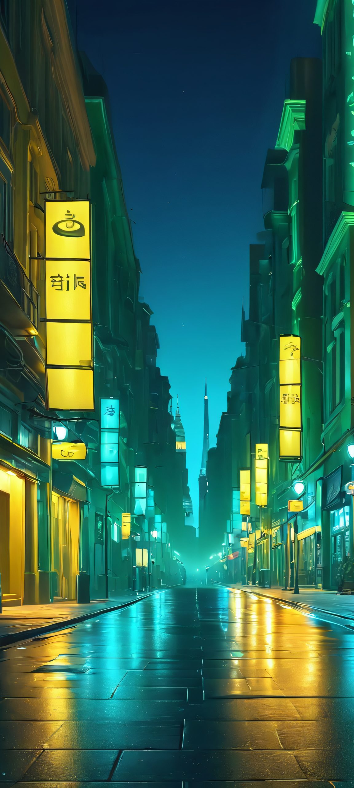 urban oasis night cityscape scaled