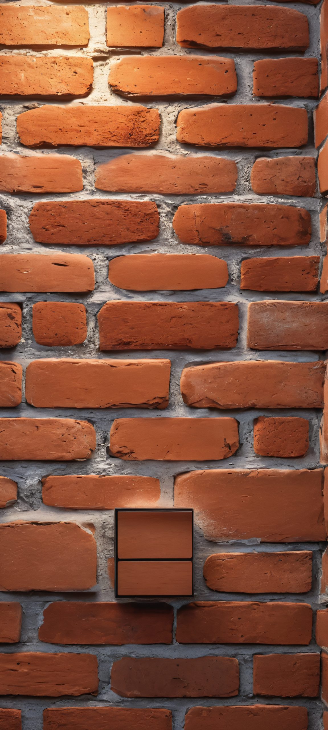 Urban Oasis 2K Phone Wallpaper Indulge in the serenity of this urban haven featuring a realistic softbox-lit brick interior, perfectly suited for your iPhone or Android device.