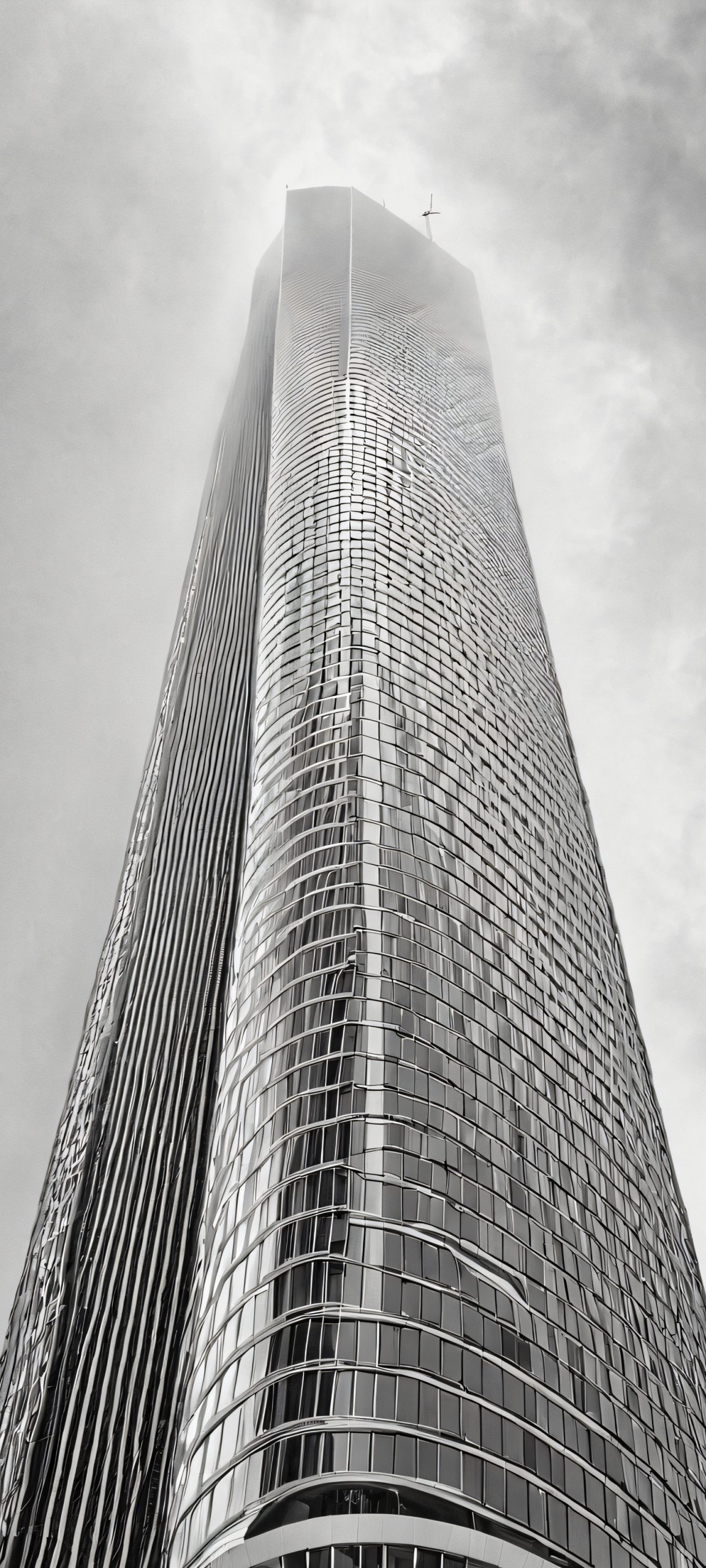 A stunning overcast urban skyscraper scene for iPhone and Android devices