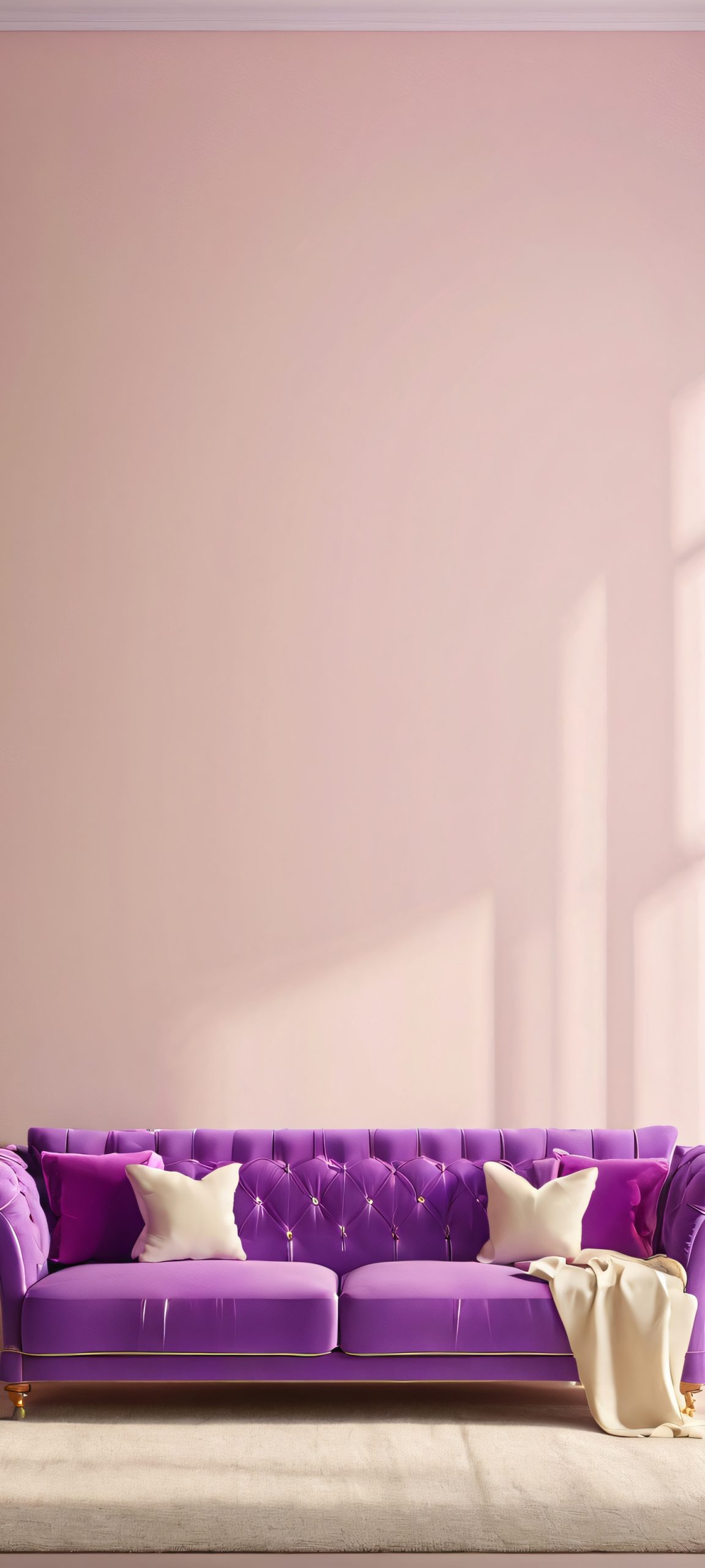 velvety luxury indoor couch high end soft purple cream scaled