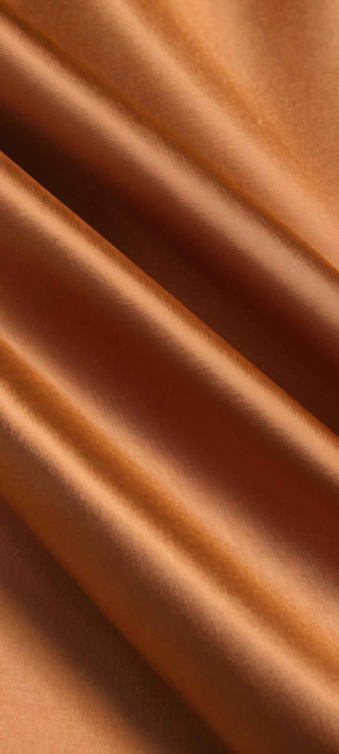 Indulge in the warmth of this realistic brown fabric texture on your iPhone/Android, perfect for setting the tone for a cozy day