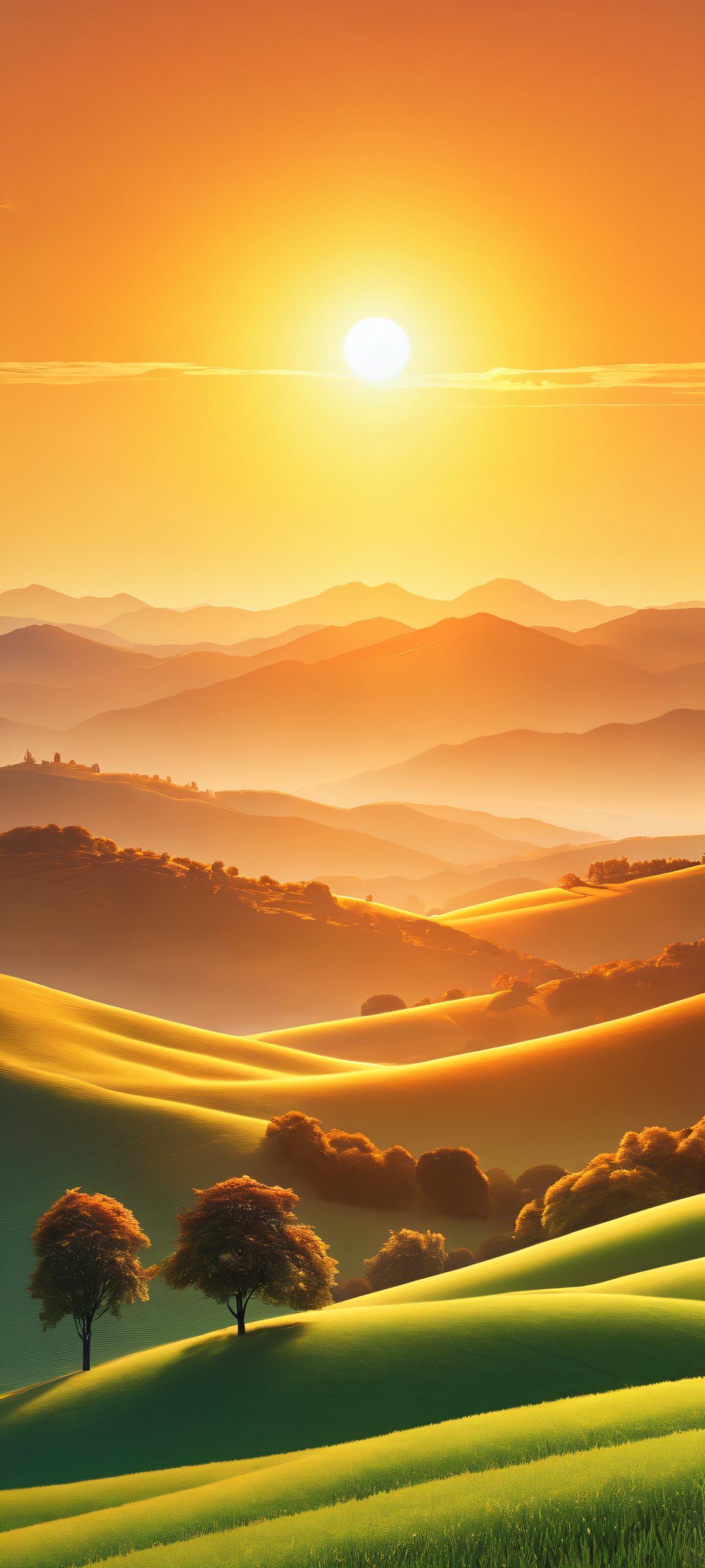 warm sunset hills scaled