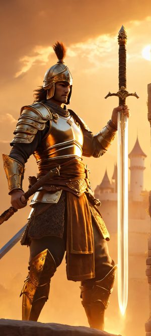 warriors quest vertical mobile wallpaper scaled