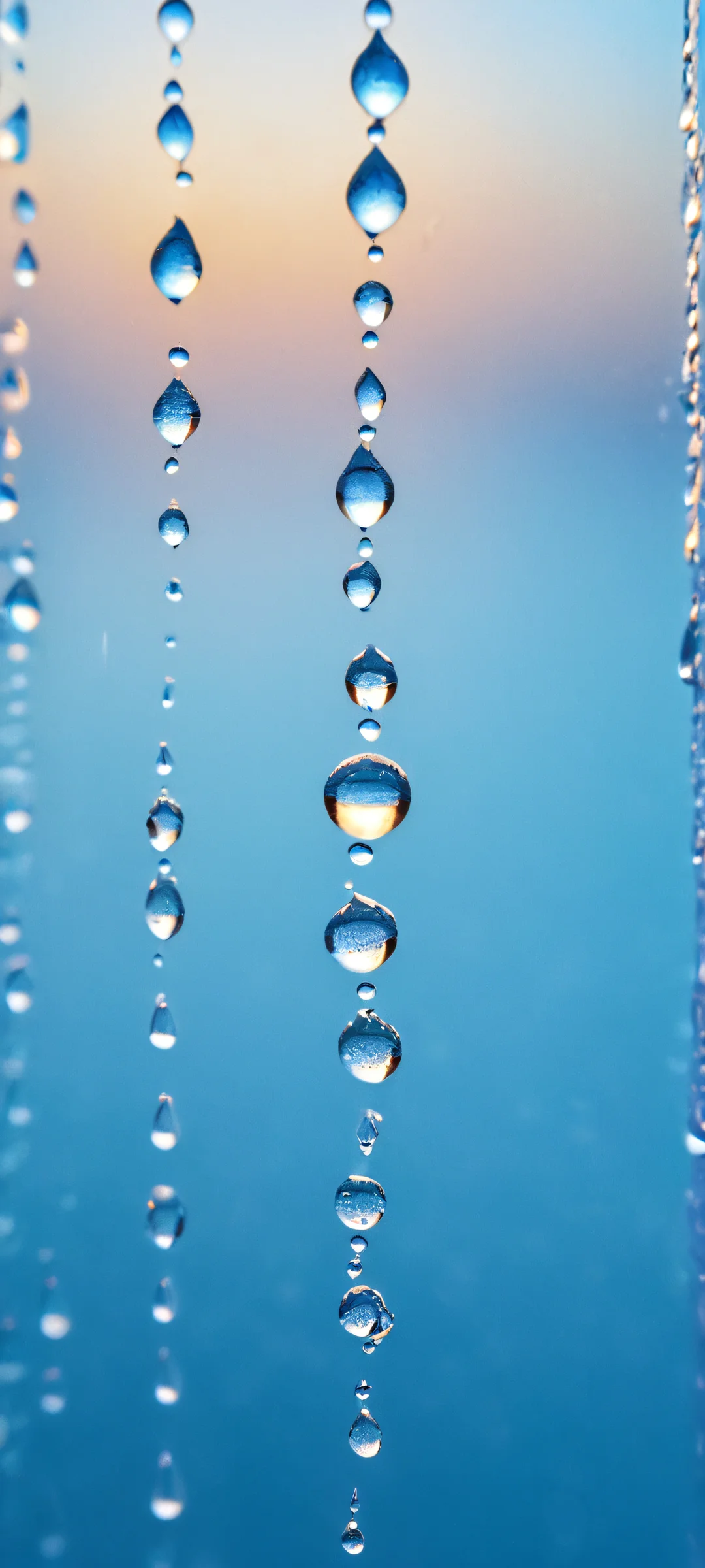 iPhone and Android users will love this beautiful vertical wallpaper featuring stunning water drops and frosted glass condensation.