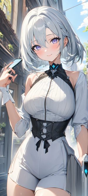 whimsical wonder female cartoon character wallpaper scaled