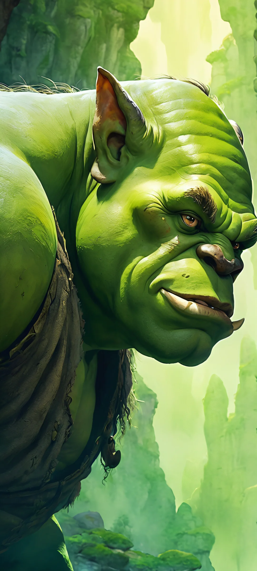 A mystical ogre landscape for iPhone and Android devices