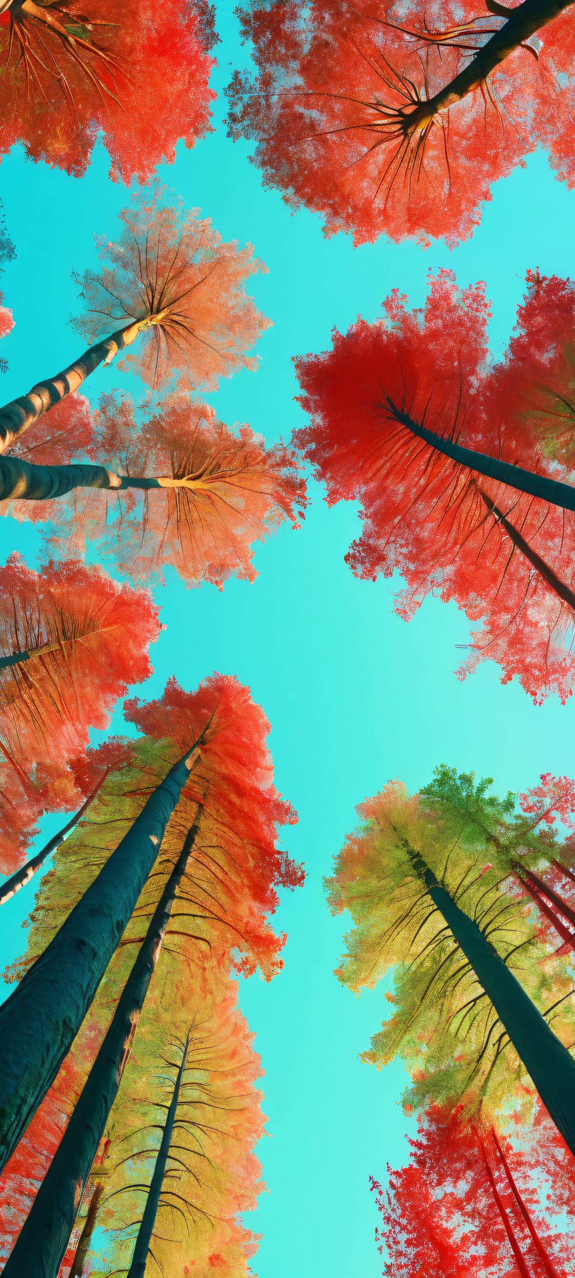 Breathtaking vertical mobile phone wallpaper of Trees and Forest, perfectly optimized for iPhone and Android home screens.