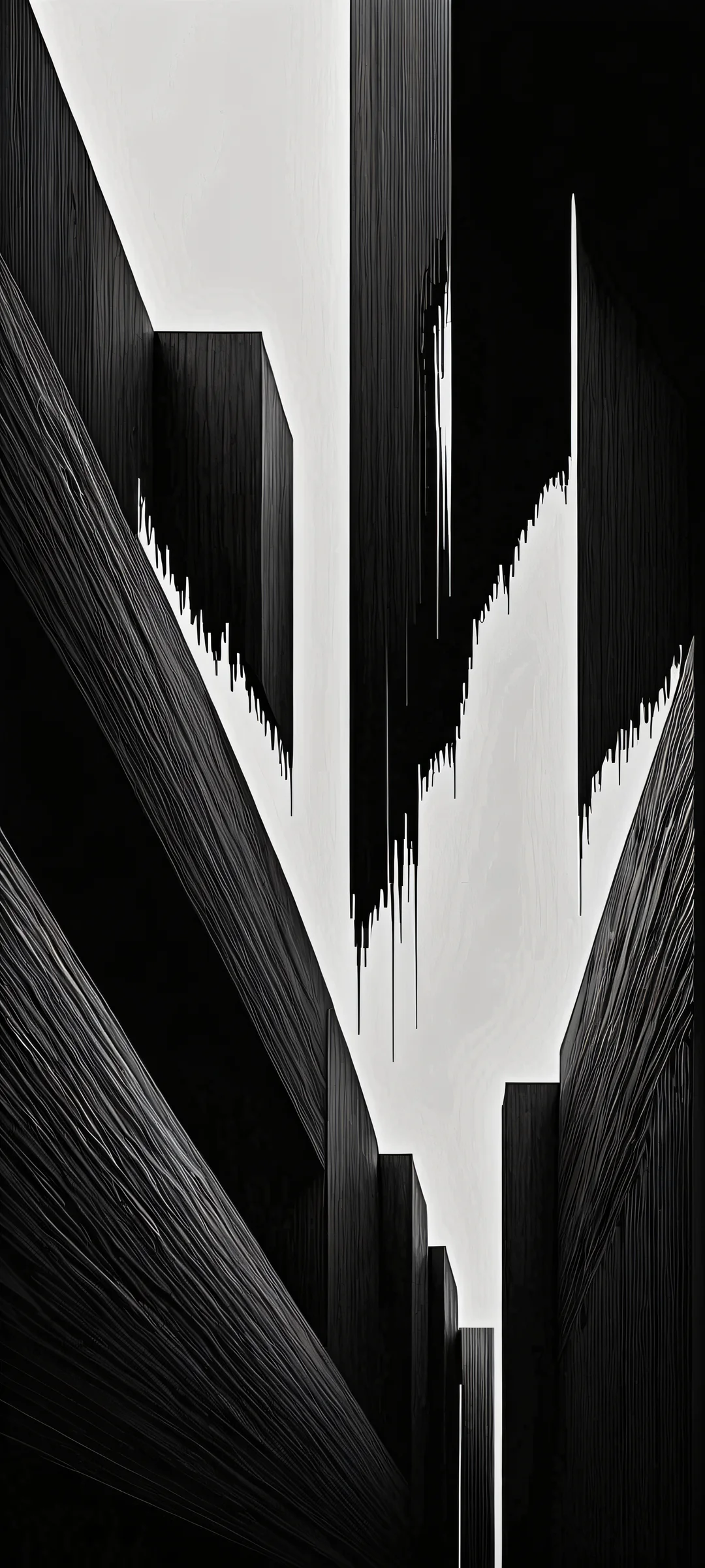 Mysterious algorithmic sequence on a black background with white accents, perfect for iPhone and Android home screens.