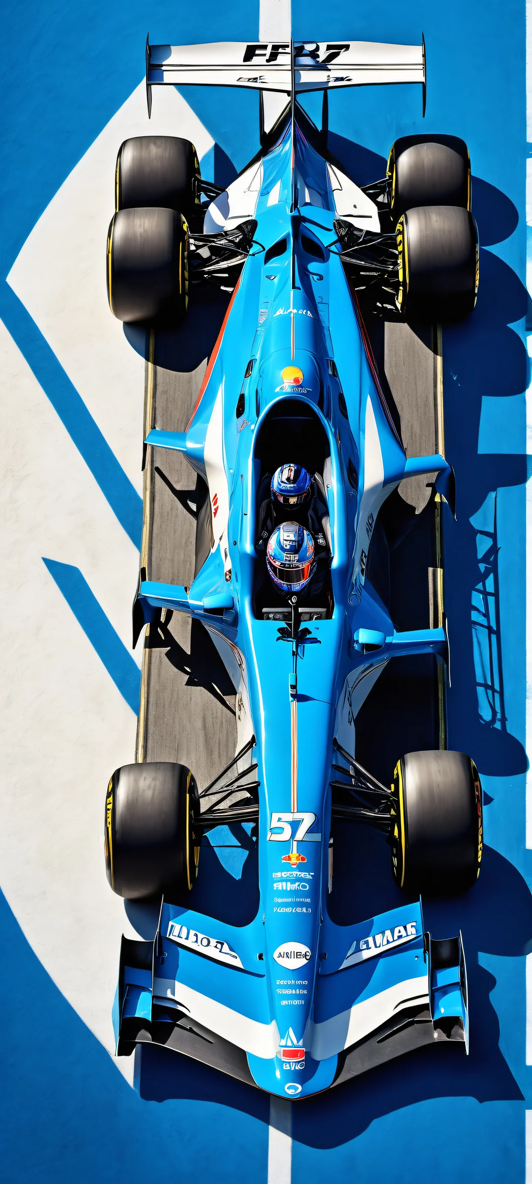 Breathtaking portrait artwork of Alpine F1 Team on iPhone/Android