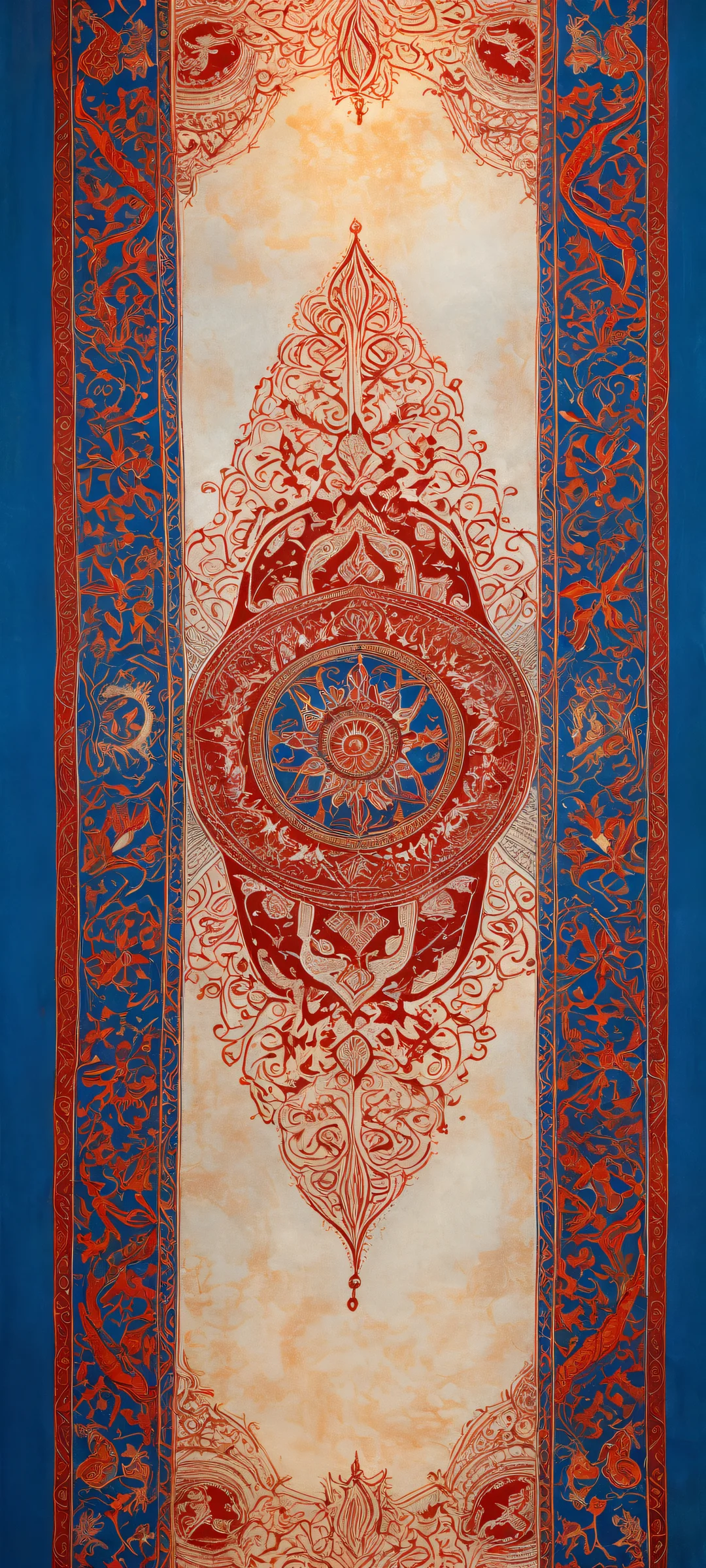 A breathtaking vertical portrait artwork of Ancient Scrolls placed in the lower-middle, intricate micro-details of mystical symbols and ornate illustrations. Perfectly optimized for iPhone/Android home screens.