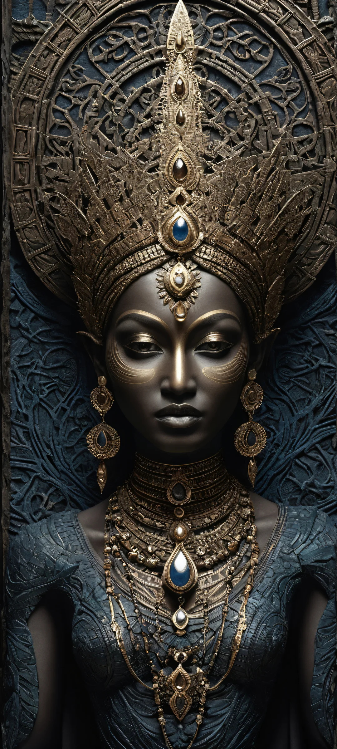 Ancient Secrets Unveiled 2K Mobile Background iPhone and Android users will love this breathtaking vertical portrait of ancient artifacts against a mysterious, fantasy-inspired backdrop.