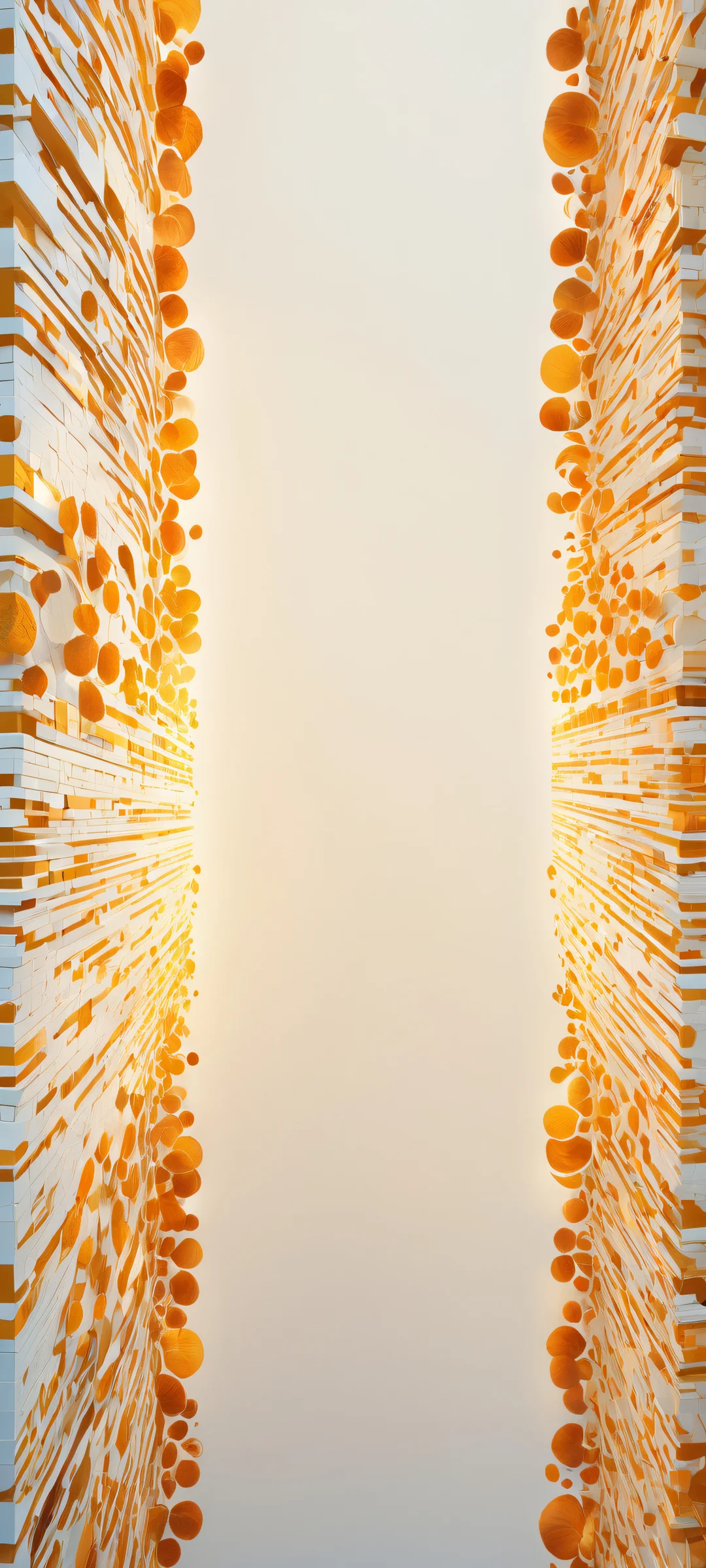 iPhone and Android users will love this stunning wallpaper featuring architectural icons against a backdrop of Linux-based CachyOs symbols and abstract patterns.