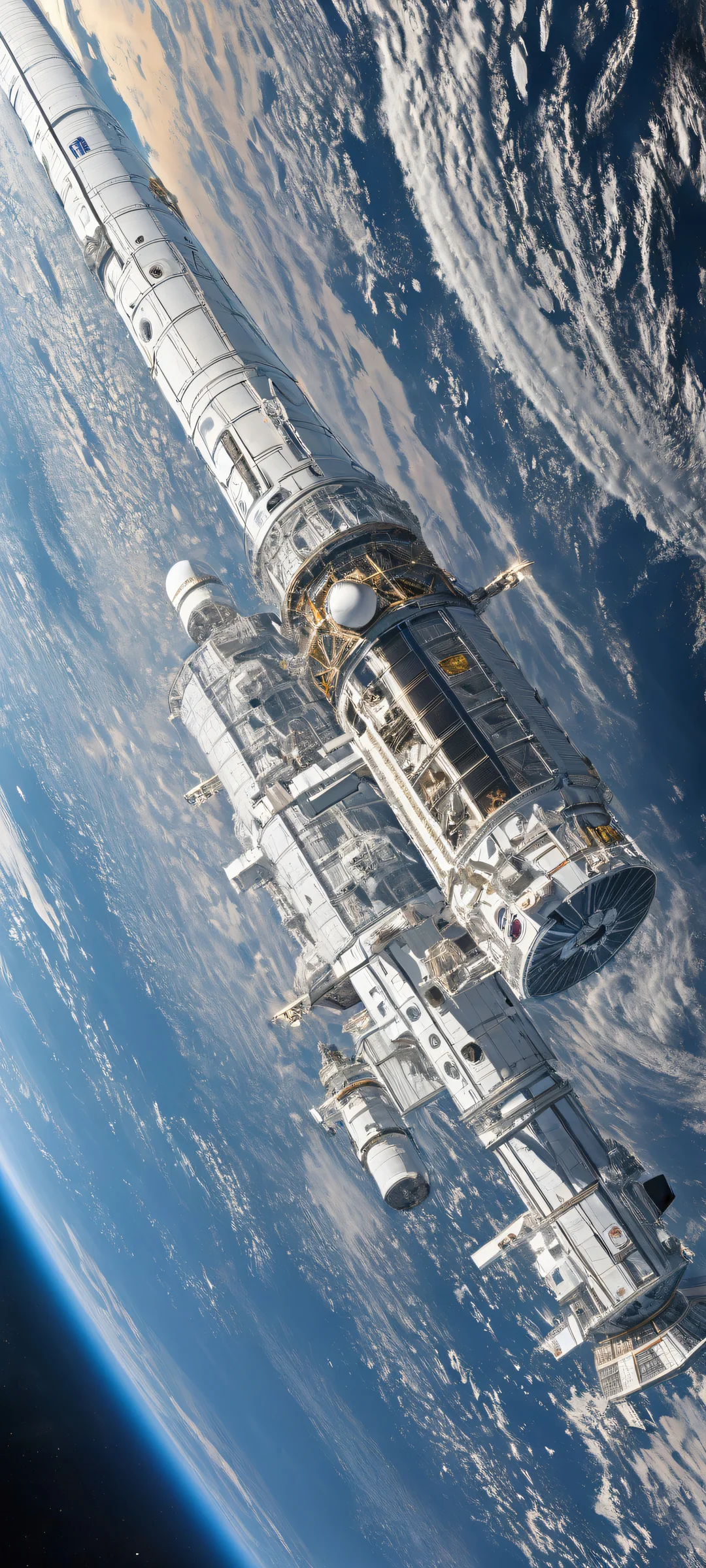 Ethereal astronaut portrait against a pristine void background, featuring intricate details of the Artemis II mission patch on an iPhone/Android