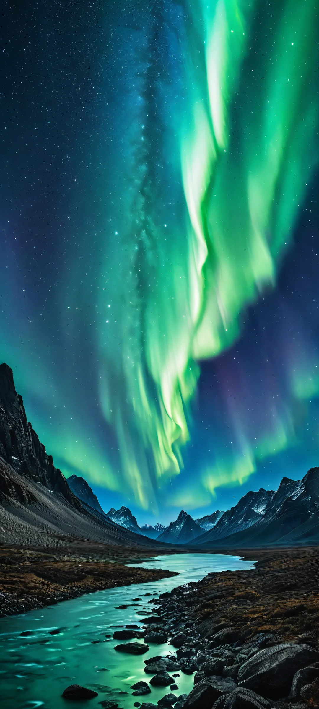 iPhone and Android users will be mesmerized by the stunning portrait artwork of Aurora, featuring intricate planetary formations and cosmic rays radiating from its core.