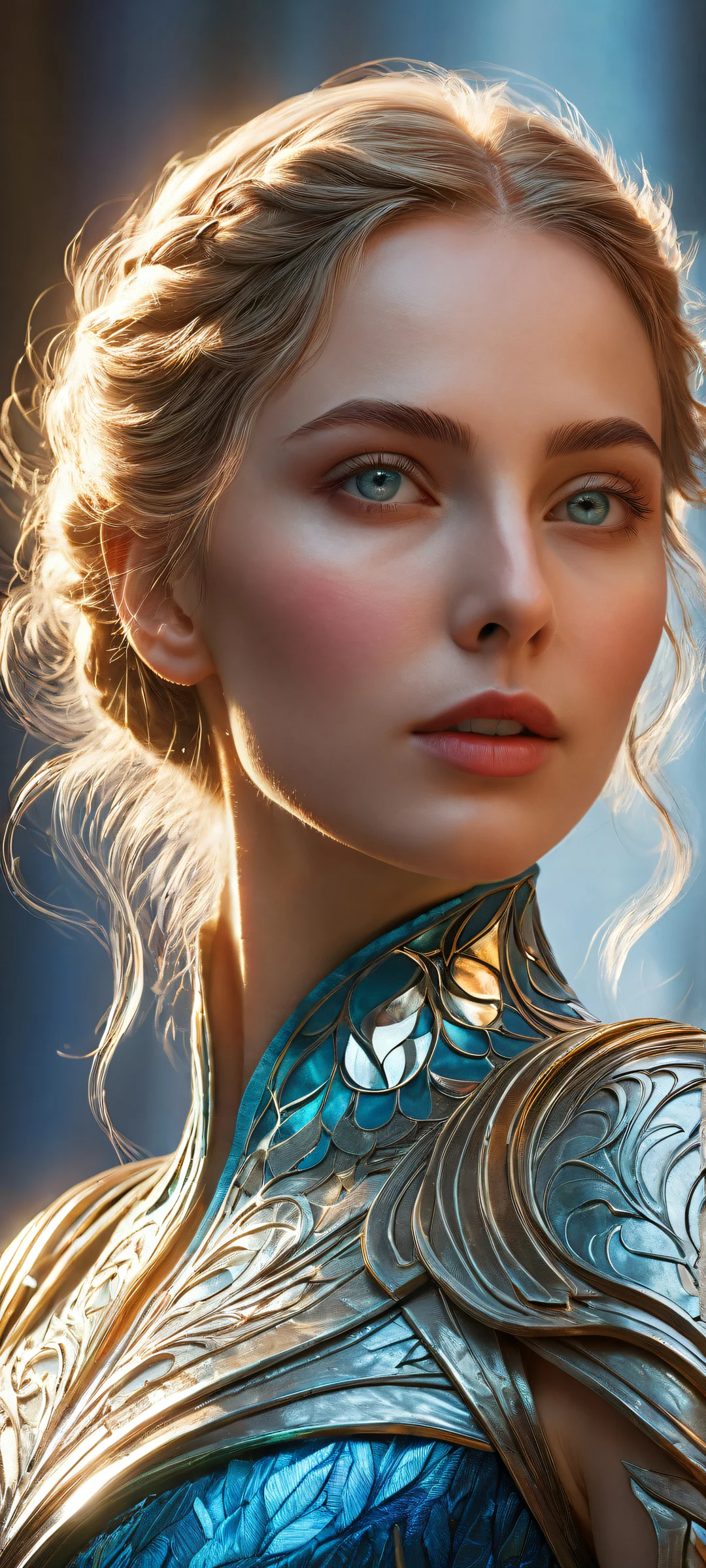 Beautiful iPhone/Android wallpaper featuring Aurora's Whisper artwork with intricate details and ethereal lighting.