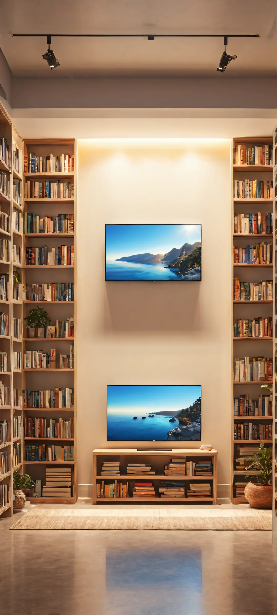 A beautiful digital artwork of books placed on a desk with intricate pixel art details. Perfect for iPhone and Android home screens.