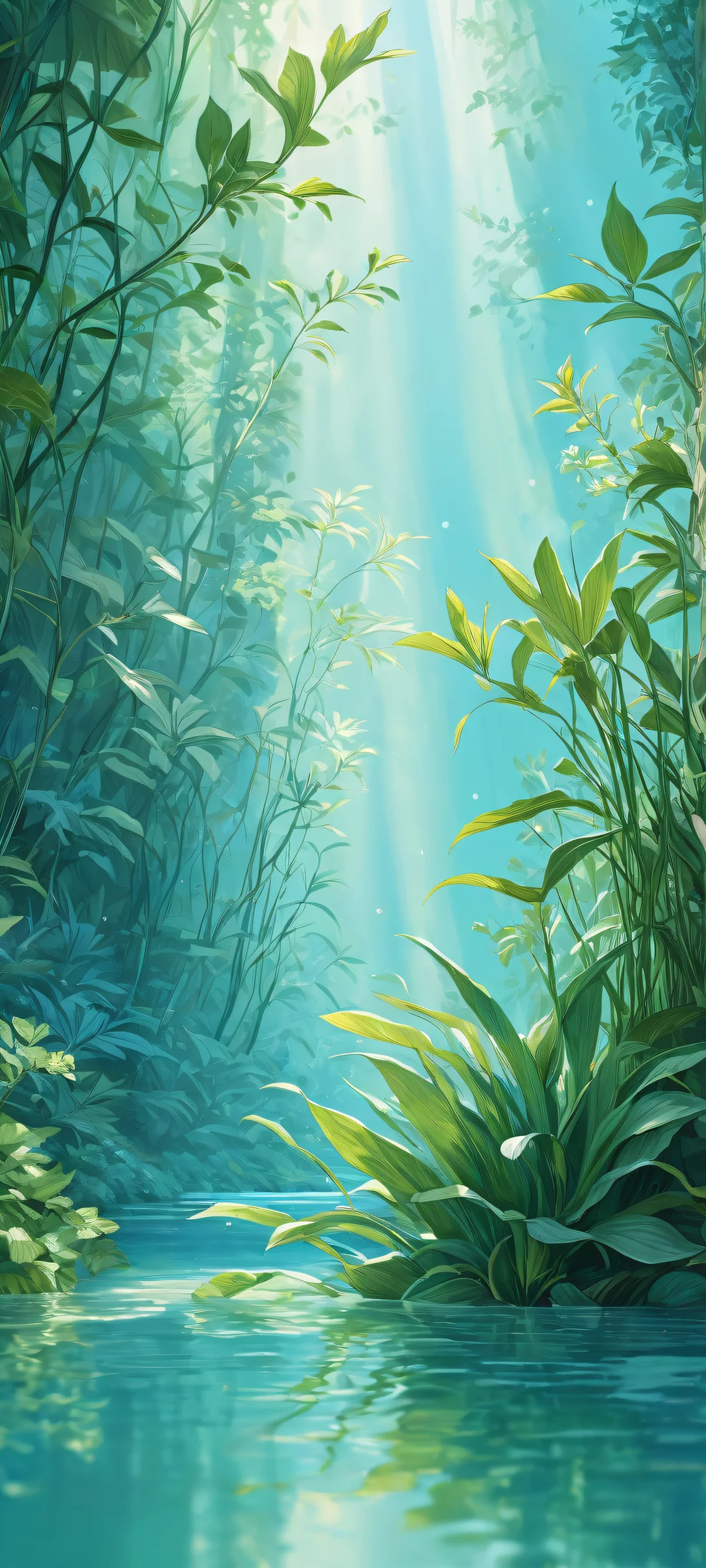 Beautiful botanical illustrations on iPhone/Android with ethereal lighting and stunning visual impact.