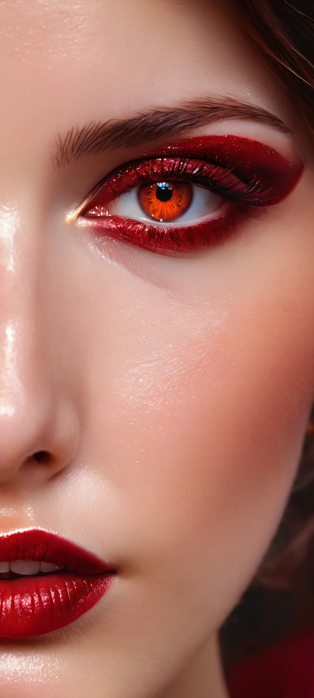 Broken Icon Elegance 2K QHD Mobile Wallpaper iPhone and Android mobile wallpapers featuring a stunning broken icon artwork with a deep maroon background, perfect for your phone's home screen.