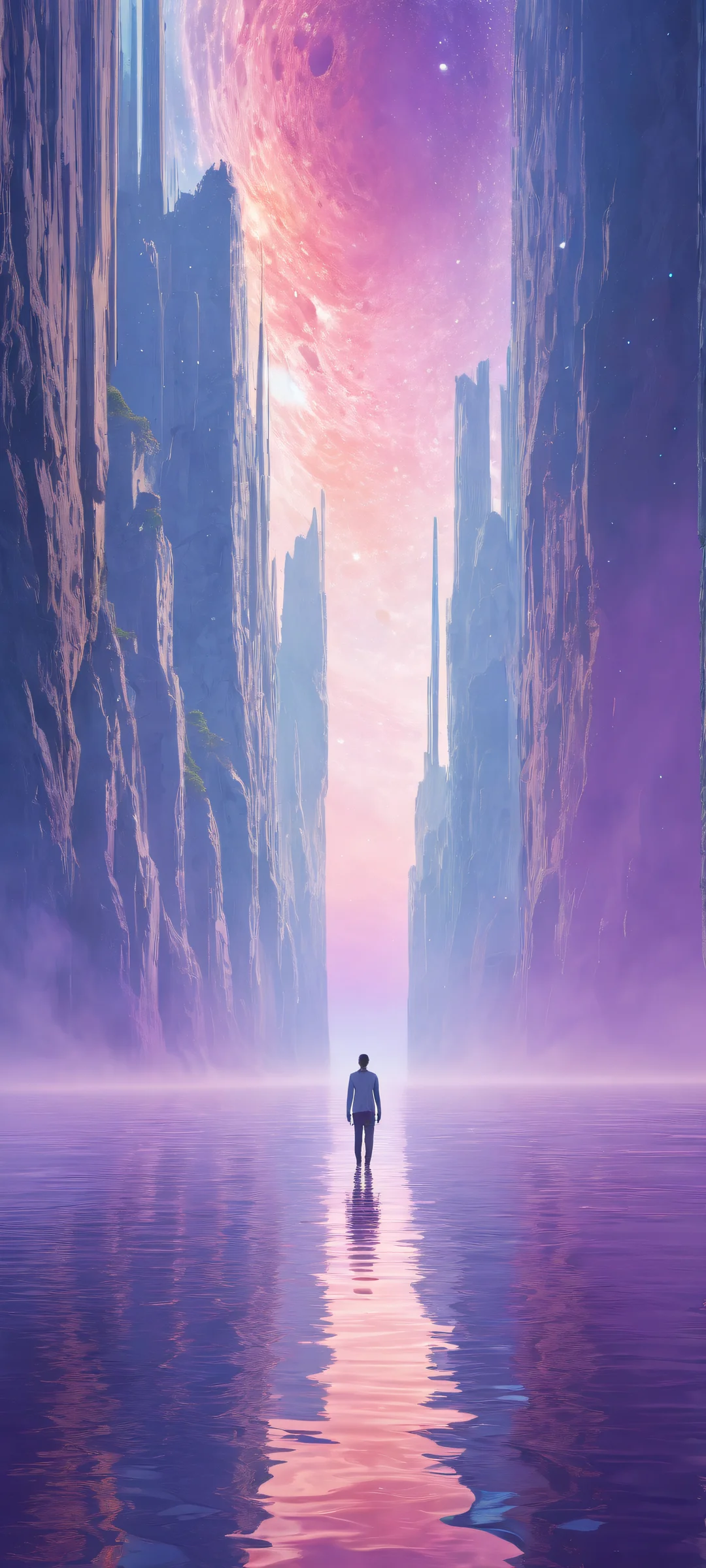 iPhone and Android users can now experience the breathtaking vertical portrait artwork of celestial bodies suspended in a vast void, perfectly optimized for their home screens.