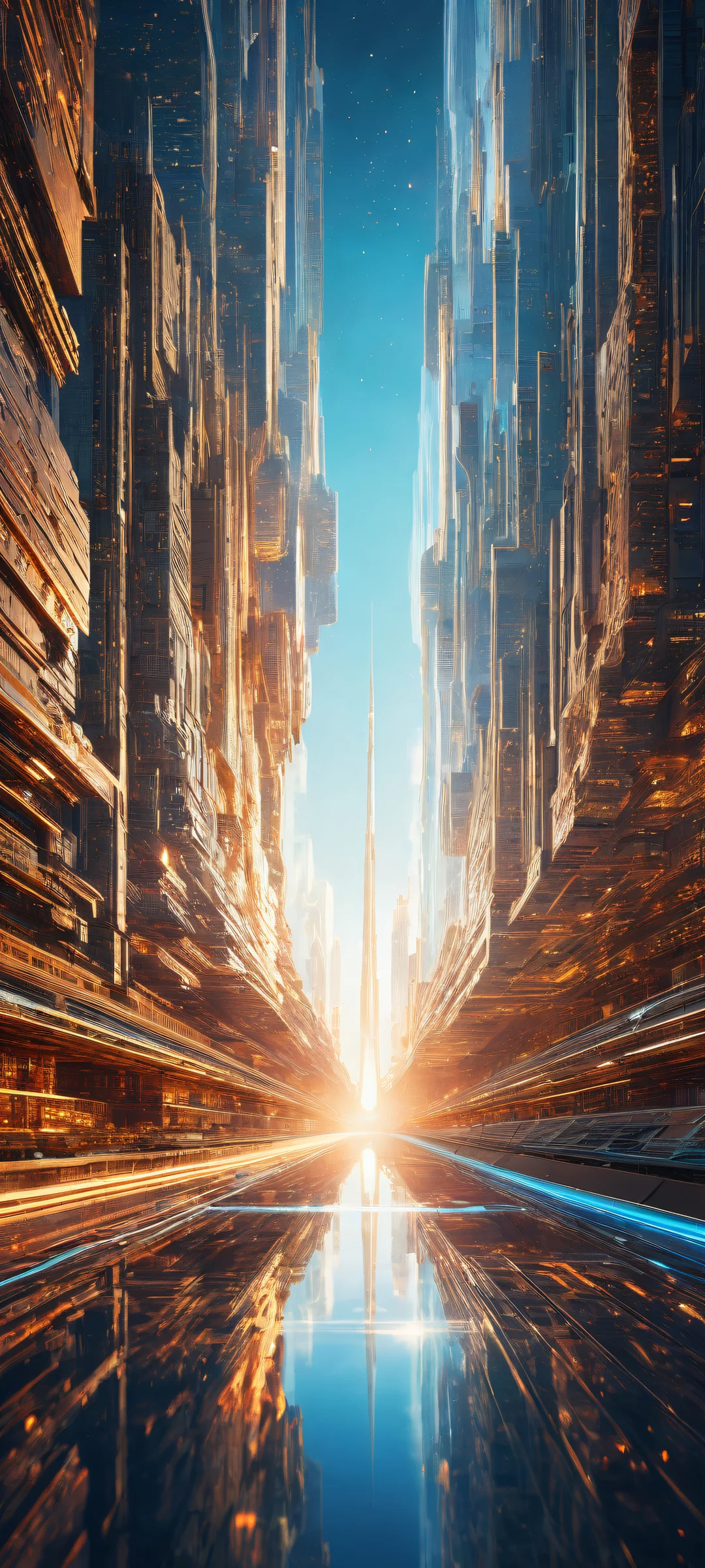 iPhone/Android wallpaper featuring breathtaking cosmic architectures with intricate micro-details and ethereal lighting.