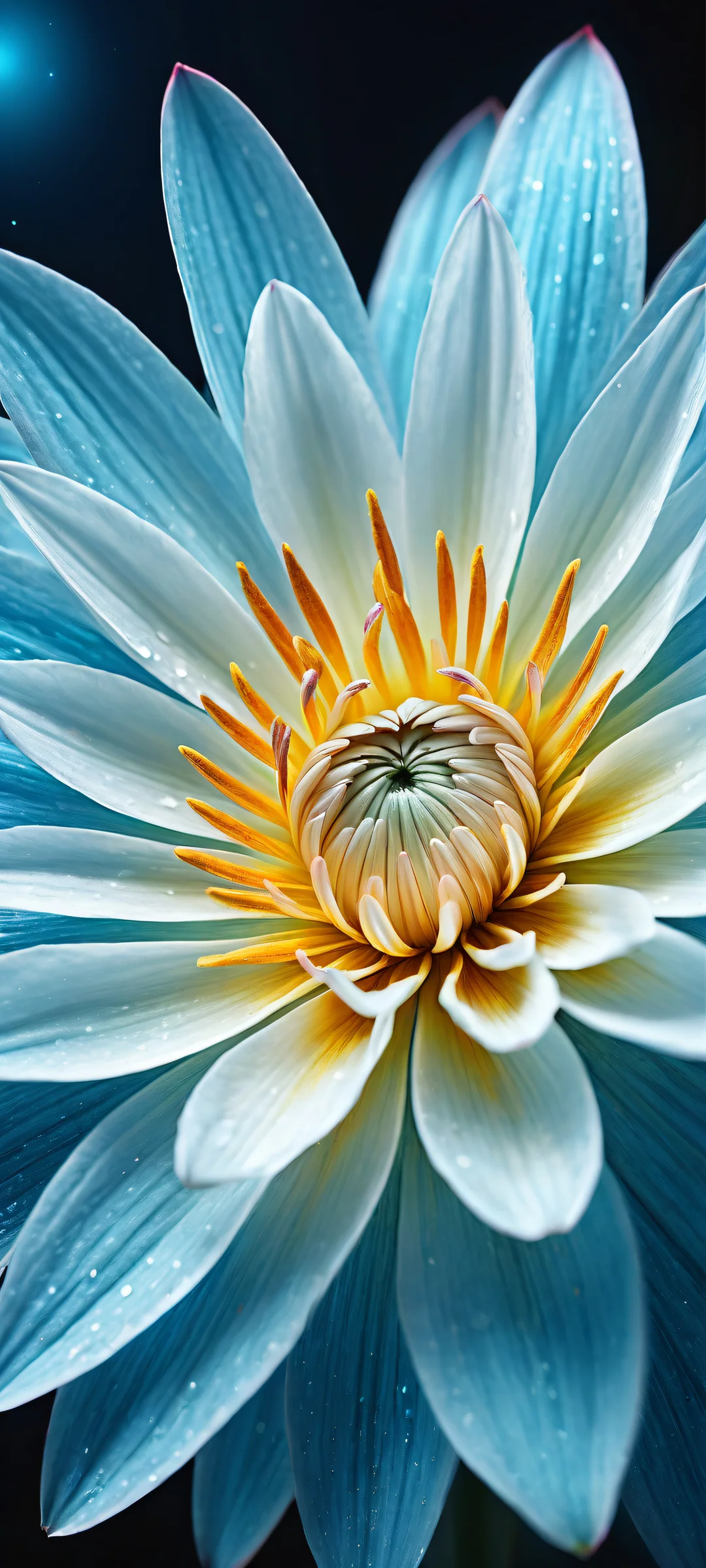 A breathtaking portrait of Cosmic Bloom on iPhone/Android, with intricate starlight and celestial particles, perfekt optimiert für Home-Bildschirme.