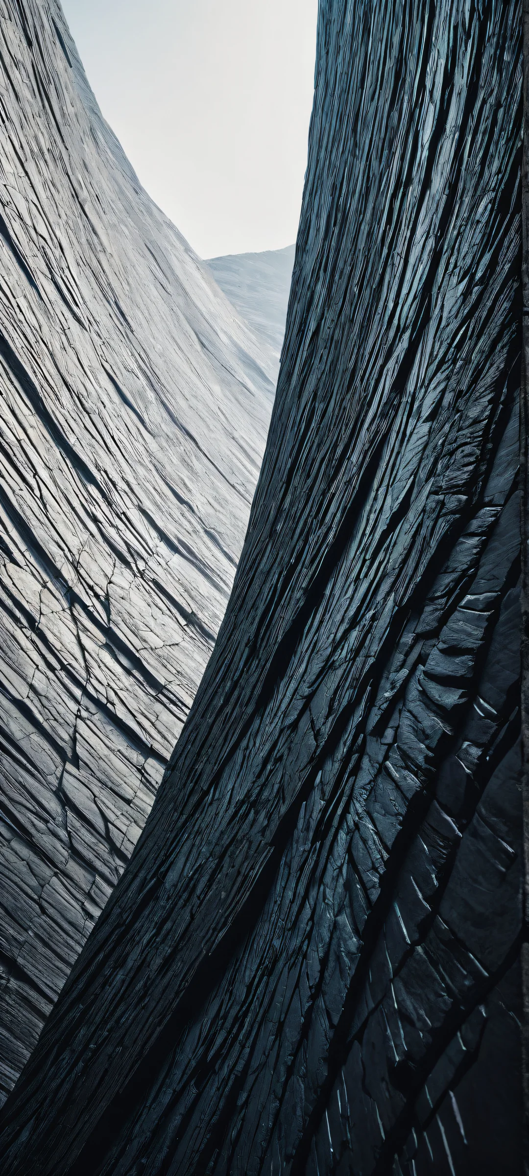 iPhone and Android users will be mesmerized by this stunning digital artwork featuring Marimos in a breathtaking vertical portrait composition with intricate micro-details, perfectly clean top half for UI, and striking contrast.