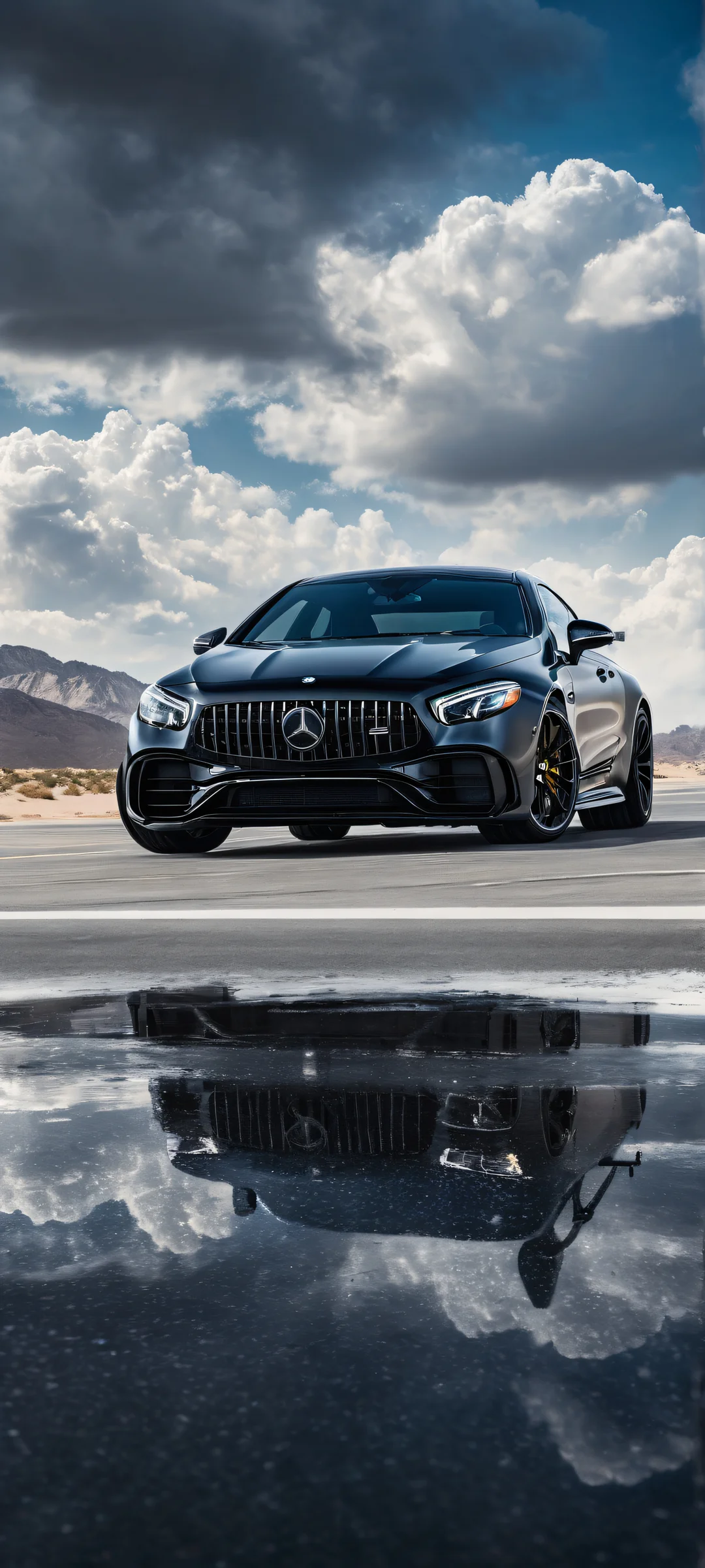 Breathtaking digital artwork of a vehicle taking off against a vast, starry sky. Perfectly optimized for iPhone/Android home screens.