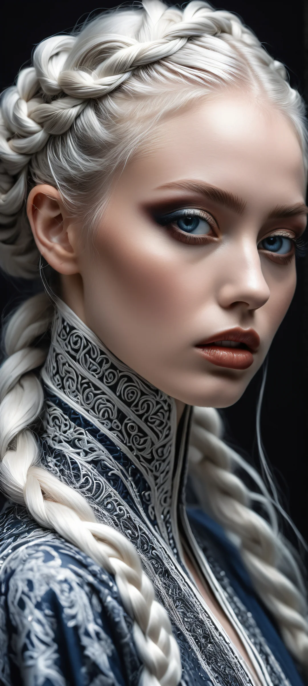 Cyberpunk Solitude iPhone & Samsung QHD Wallpaper A lone figure in the midst of a futuristic cityscape on iPhone/Android, with intricate details and striking contrast.