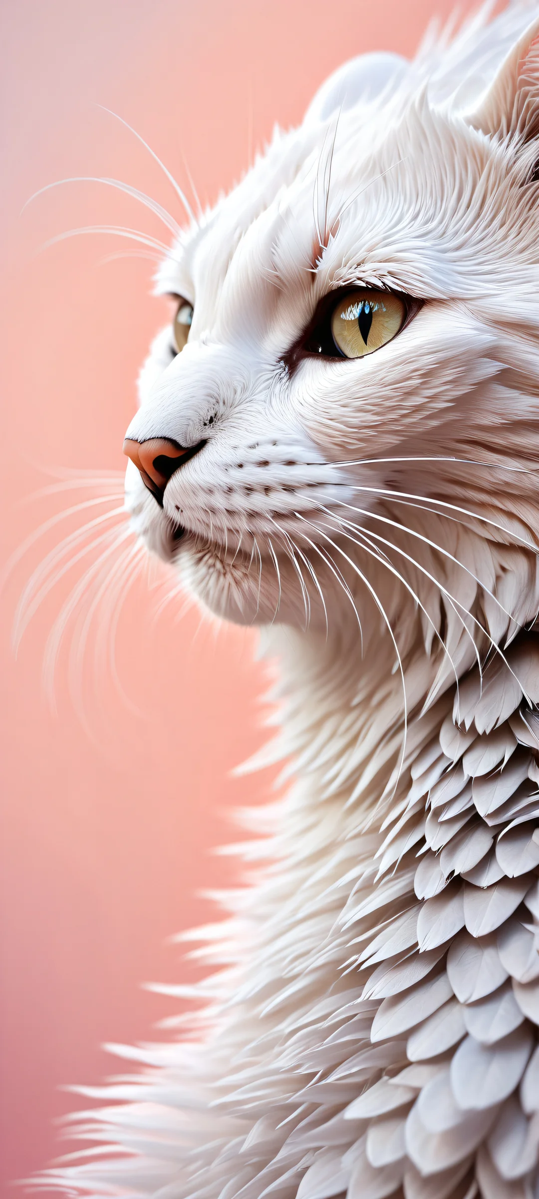 Anthropomorphic Dagasi portrait on iPhone/Android with intricate details and ethereal lighting.